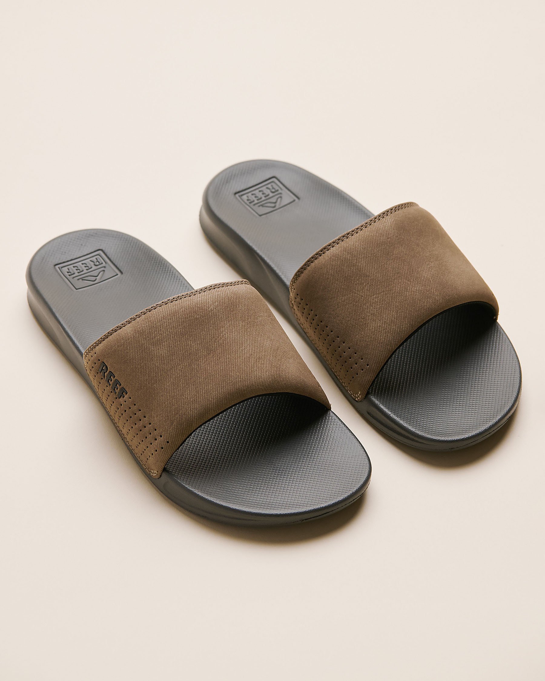 REEF One Slide Sandals Grey RF0A3ONDGTA - View1