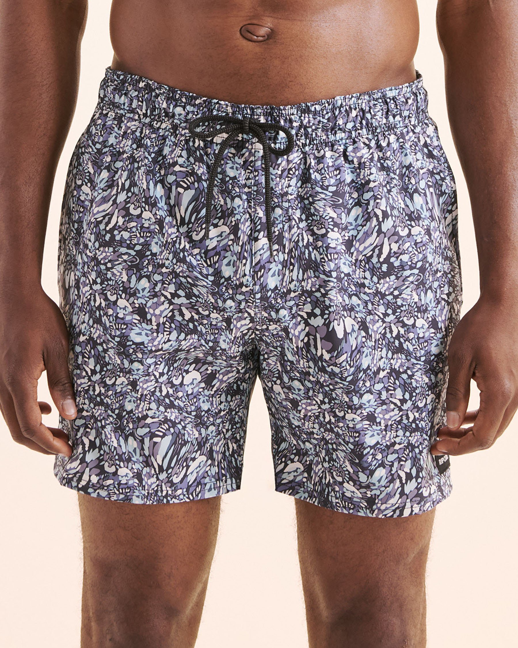 RIP CURL Fun Times Volley Swimsuit Blue and white 09GMBO - View1