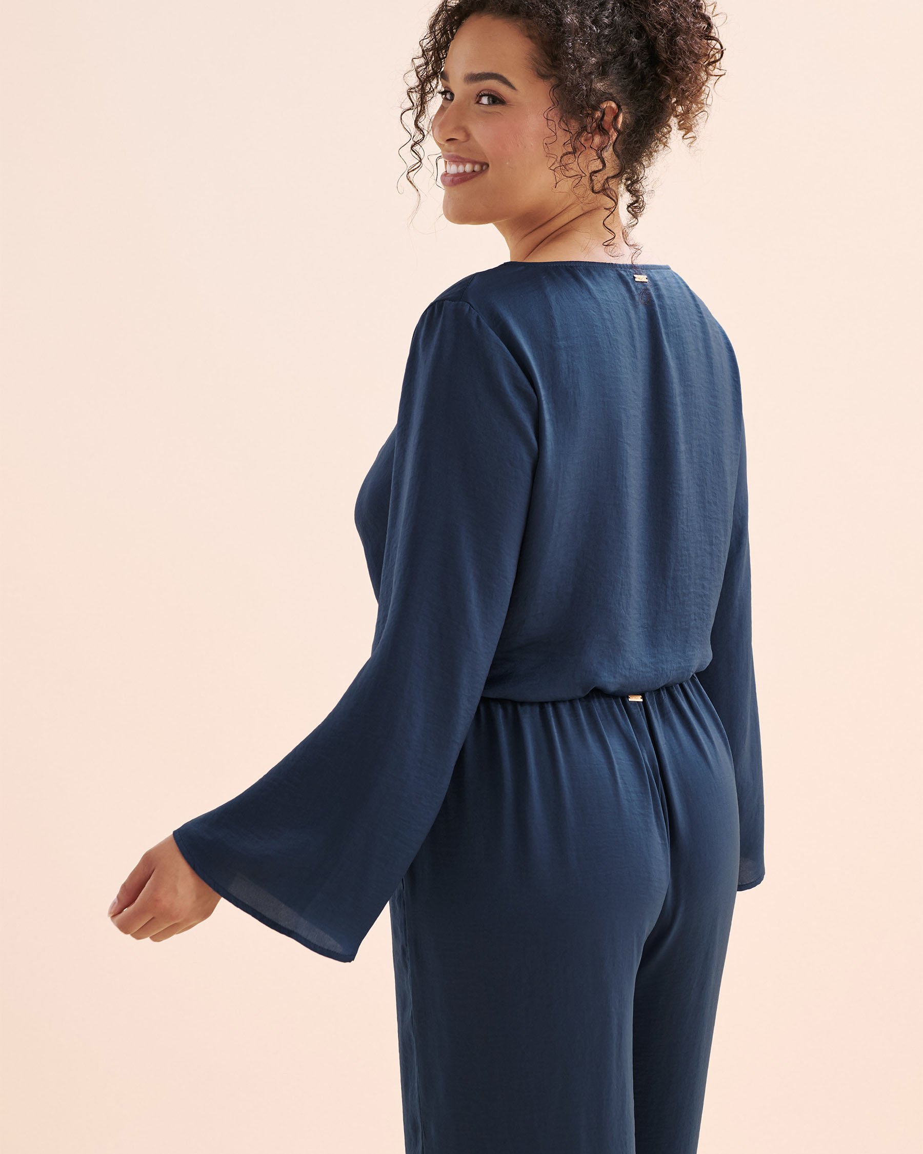 SANTEMARE Satin Top Ensign Blue 02100040 - View2