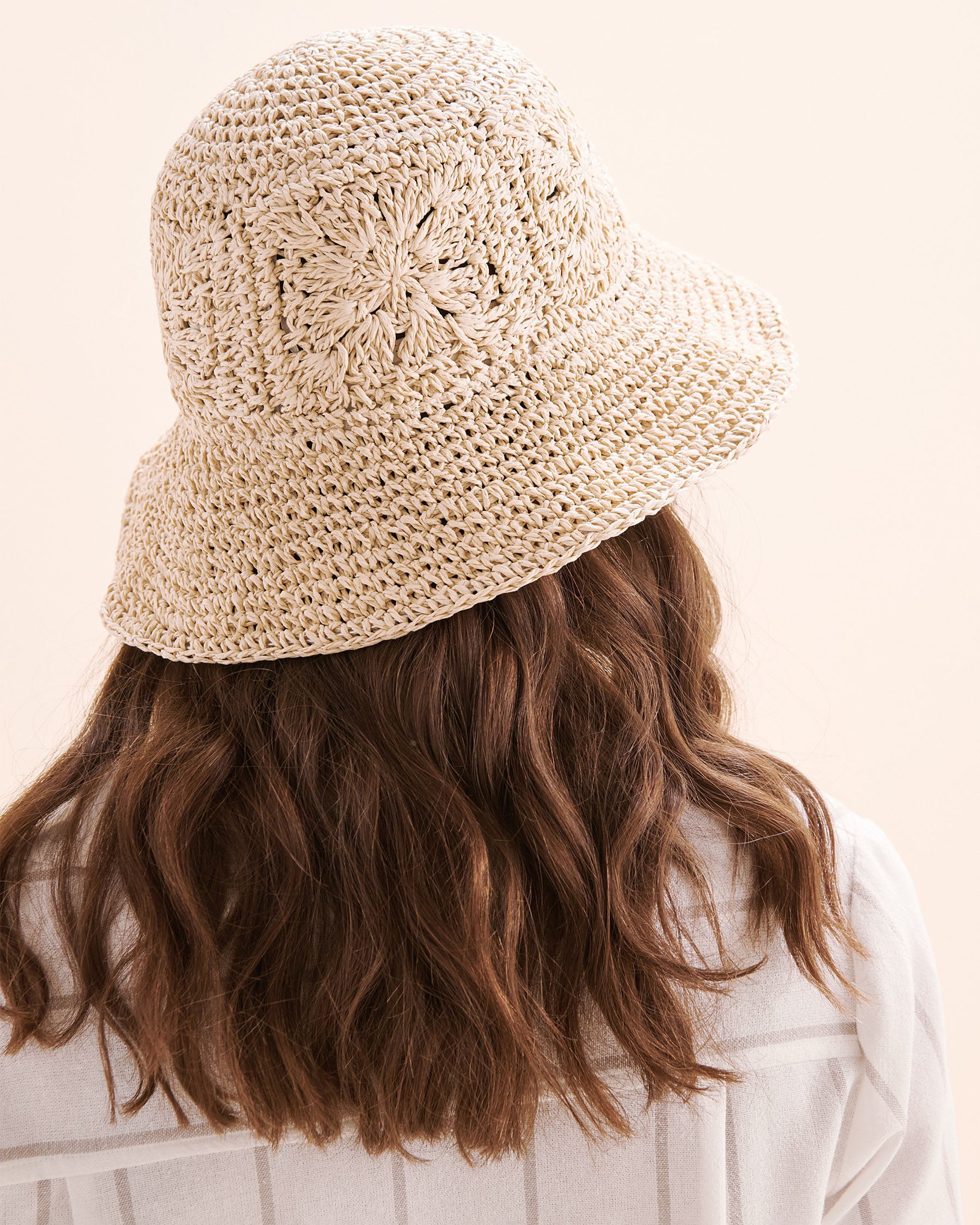 SARAJANE Moldable Hat Beige 24SJ2090 - View2