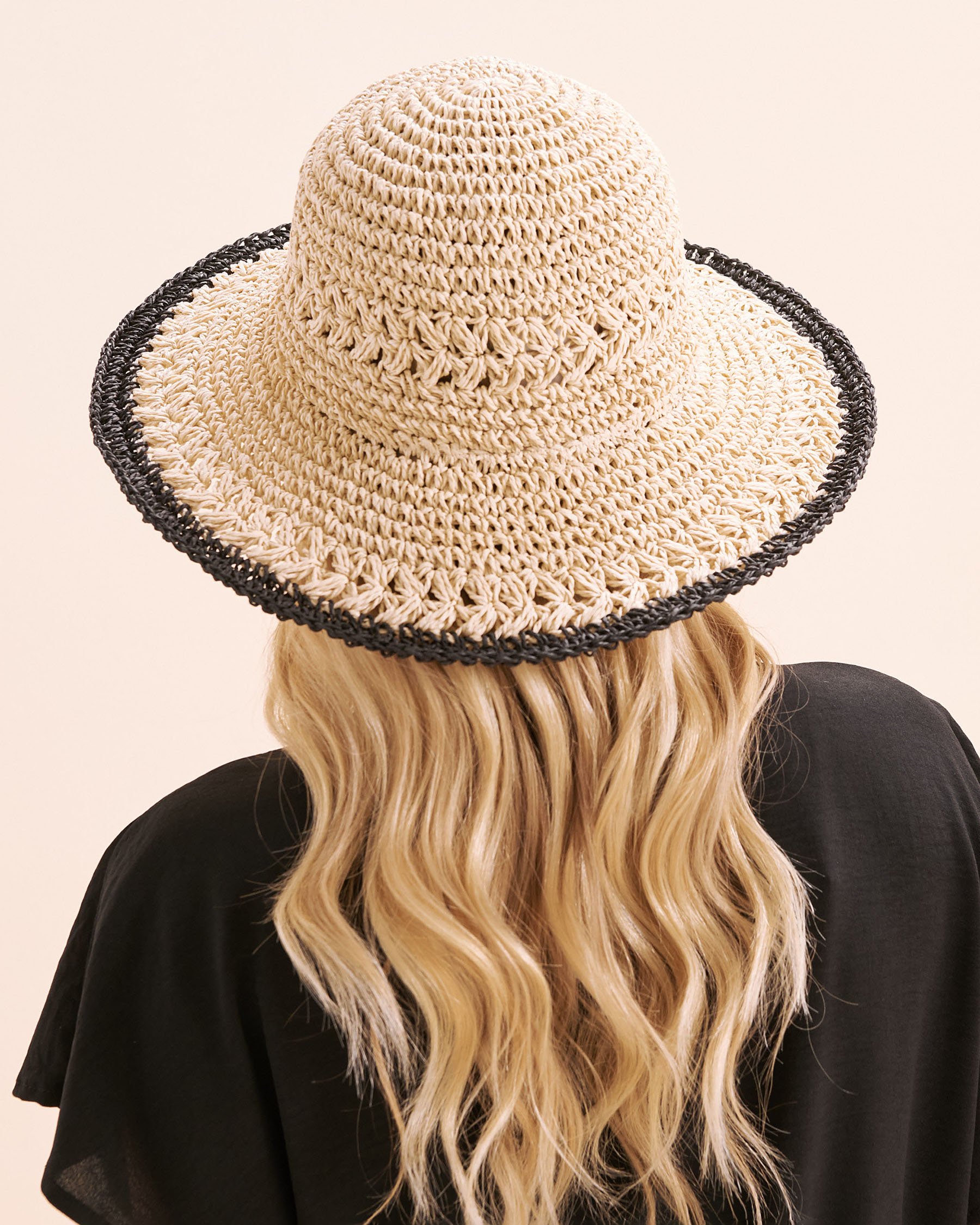 SARAJANE Crochet Hat Beige 25SJ3055 - View2