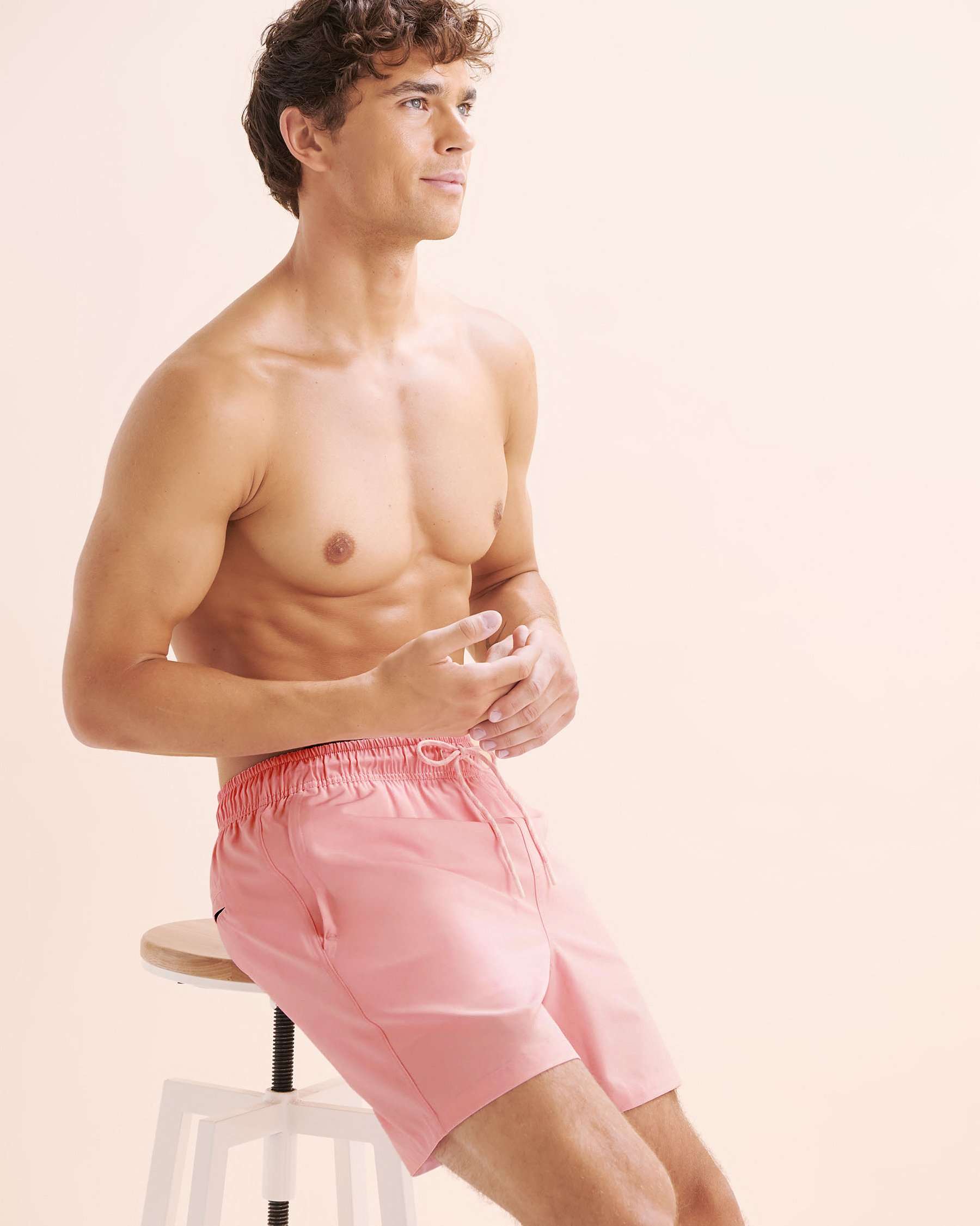 SHORELINE SEVEN Long Liner Volley Swimsuit Orchid Pink 03100058 - View9