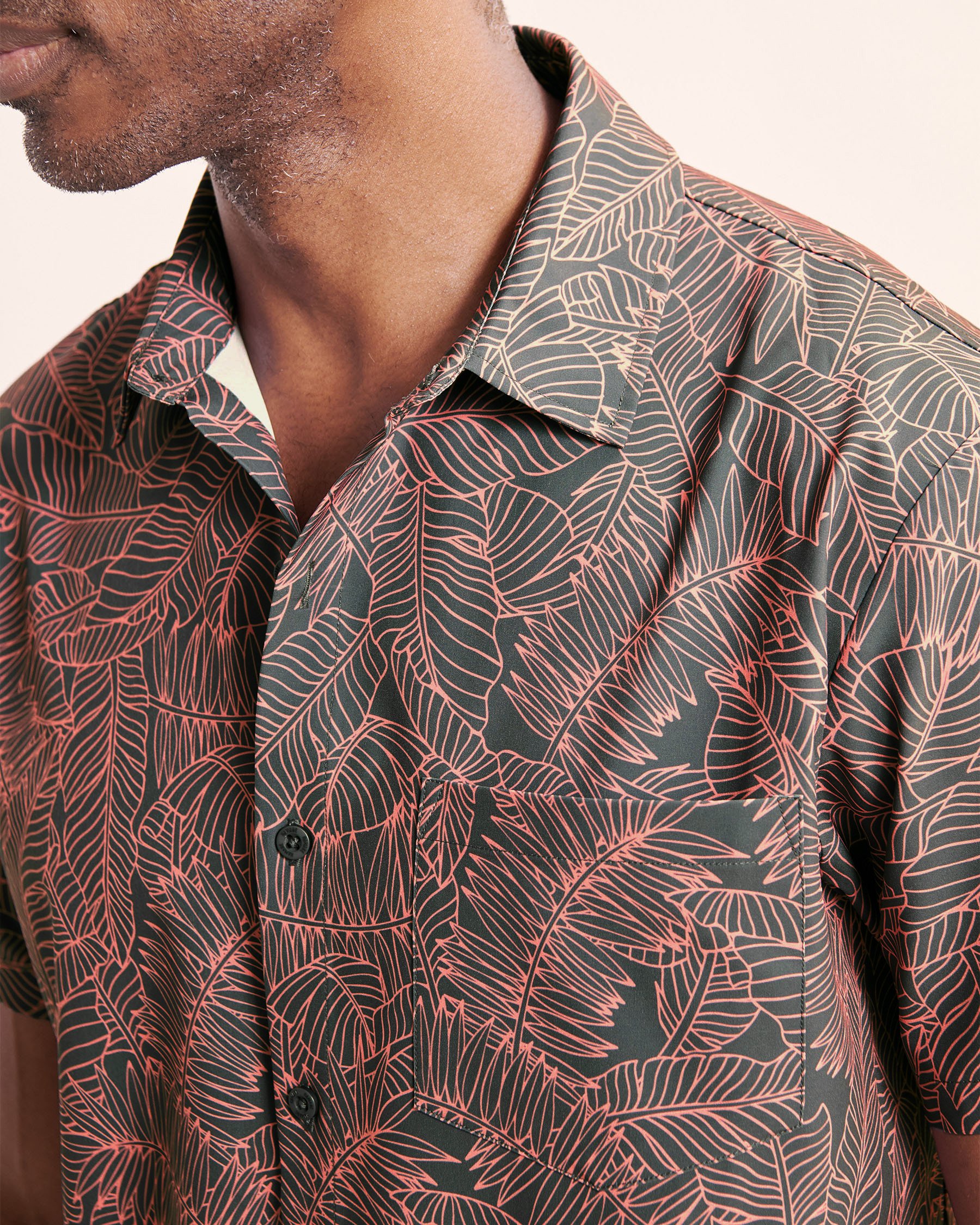 HAMABE Chemise à manches courtes Gris 04100040 - Voir5