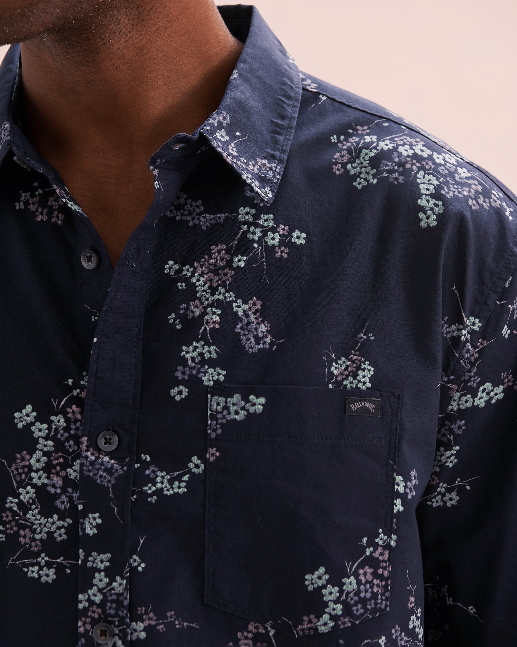 BILLABONG Sundays Mini Short Sleeve Shirt Dark Navy Blue ABYWT00232 - View3