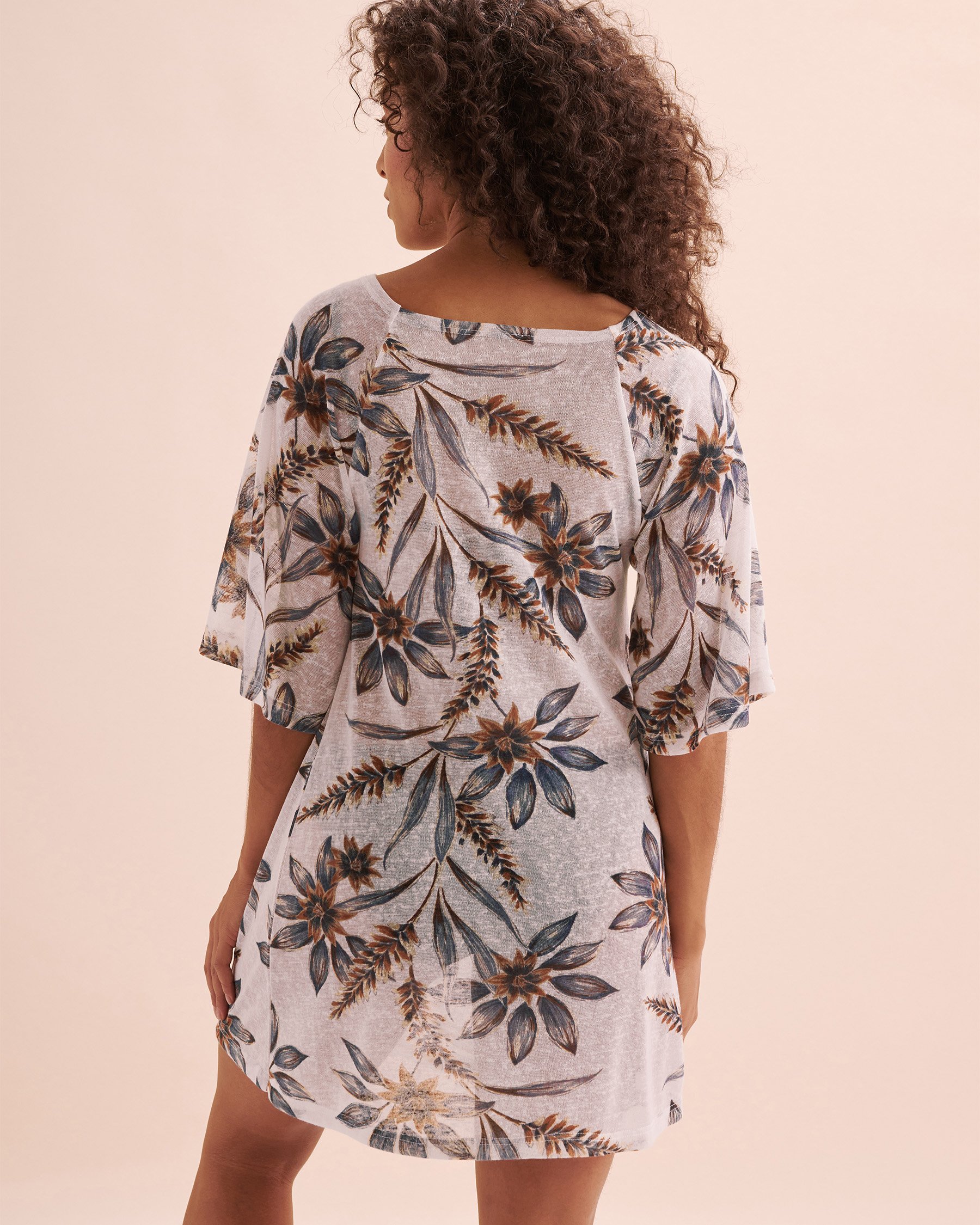 COVER ME Montauk 3/4 Sleeve Tunic Montauk Print 25025206 - View2