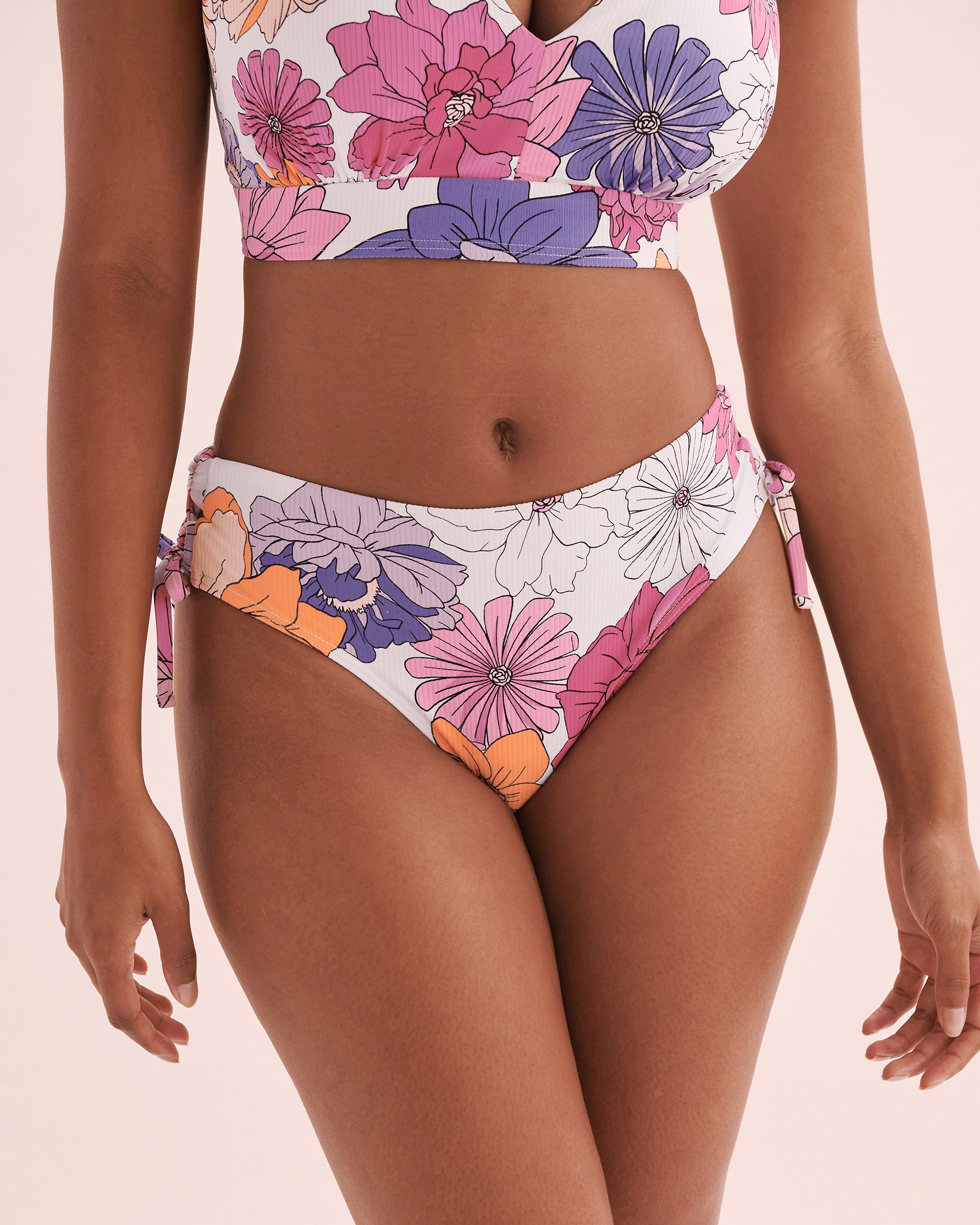 EAU DE SEA Floral Bloom Side Tie Bikini Bottom Floral Bloom 01300366 - View3