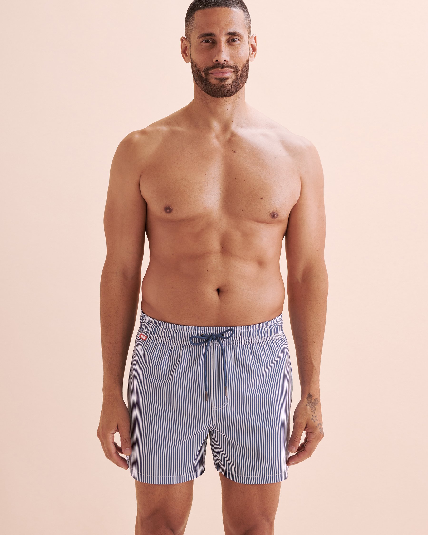 HAMABE Volley Swimsuit Stripes 03100040 - View5