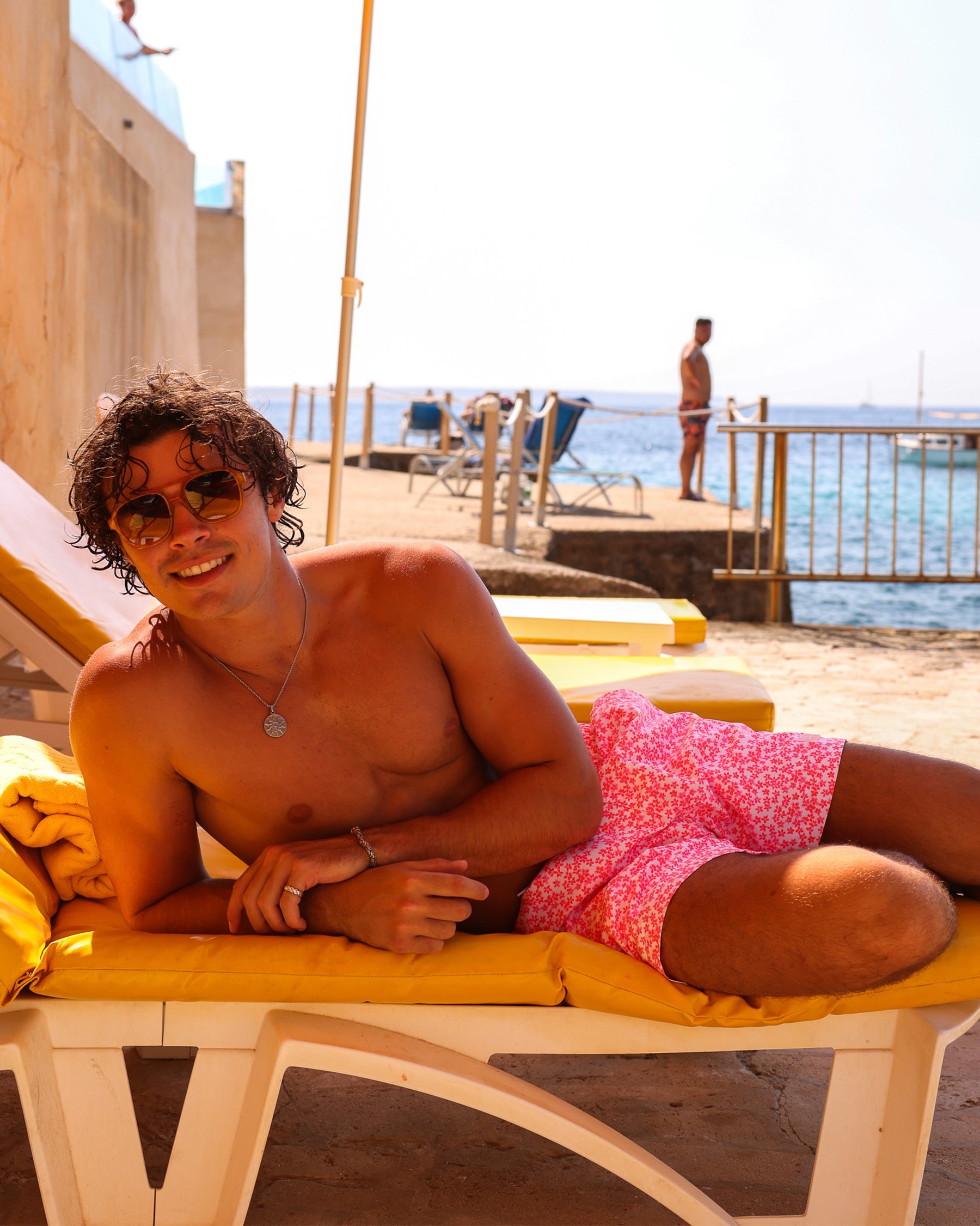 KULANI KINIS Lovebug Volley Swimsuit Lovebug Pink TRUNK110LBUG - View1