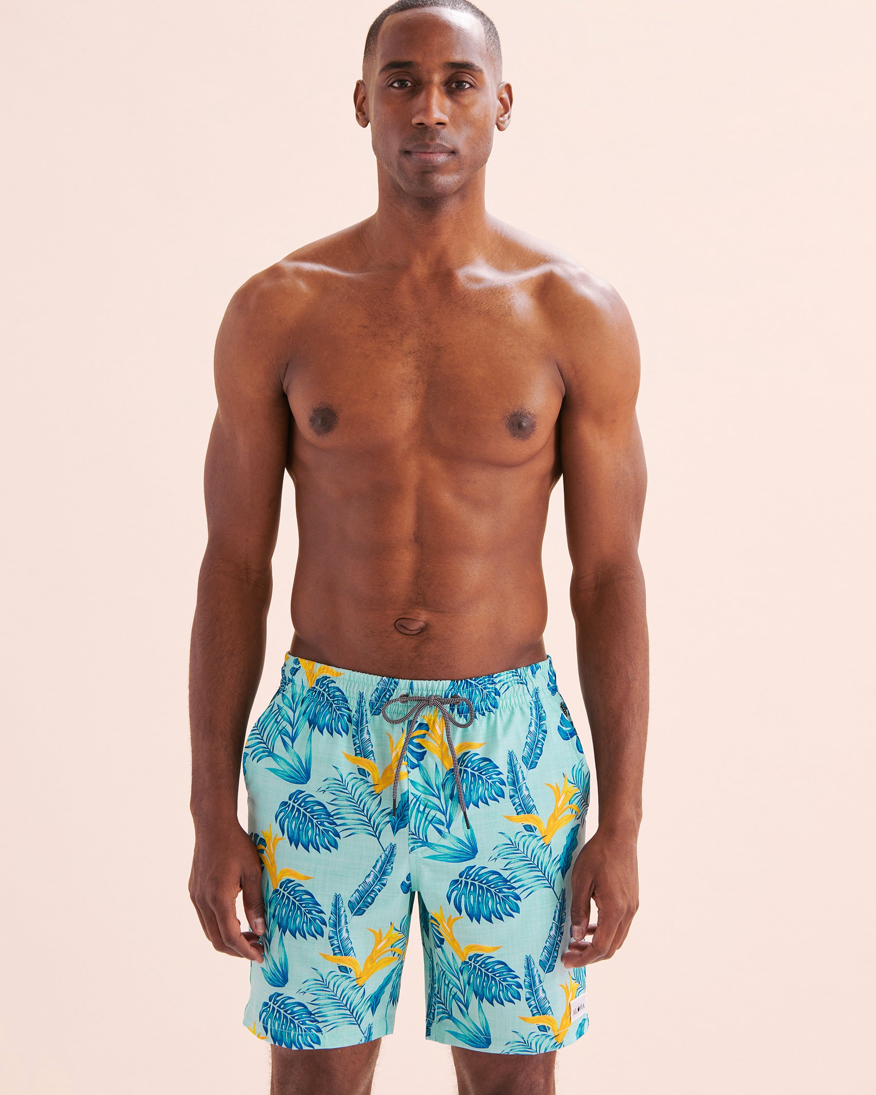 LUCKY ALOHA Tubos Volley Swimsuit Blue TBS1715 - View5