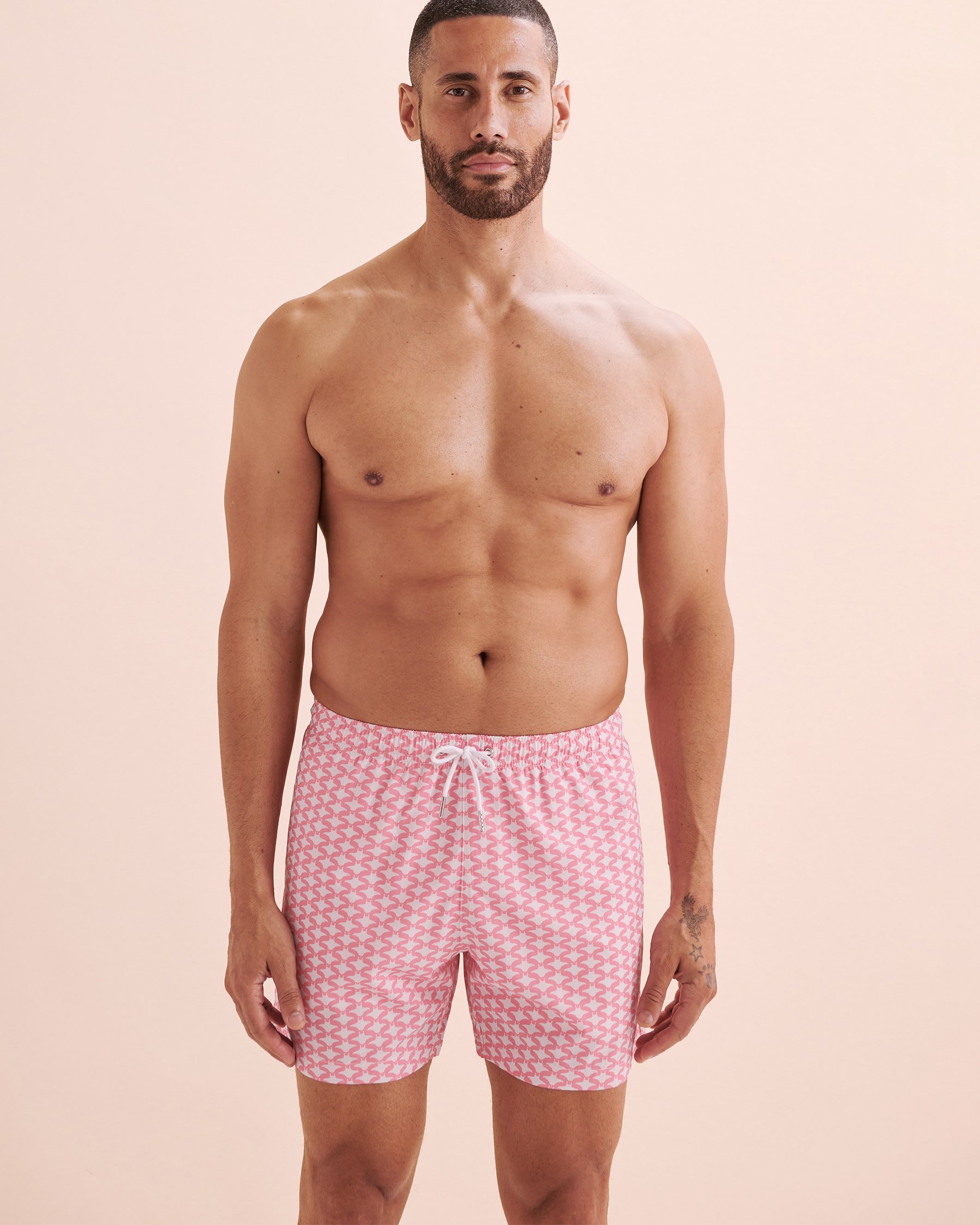 BERMIES Pink Mantaray Volley Swimsuit Pink PINK MANTA - View9