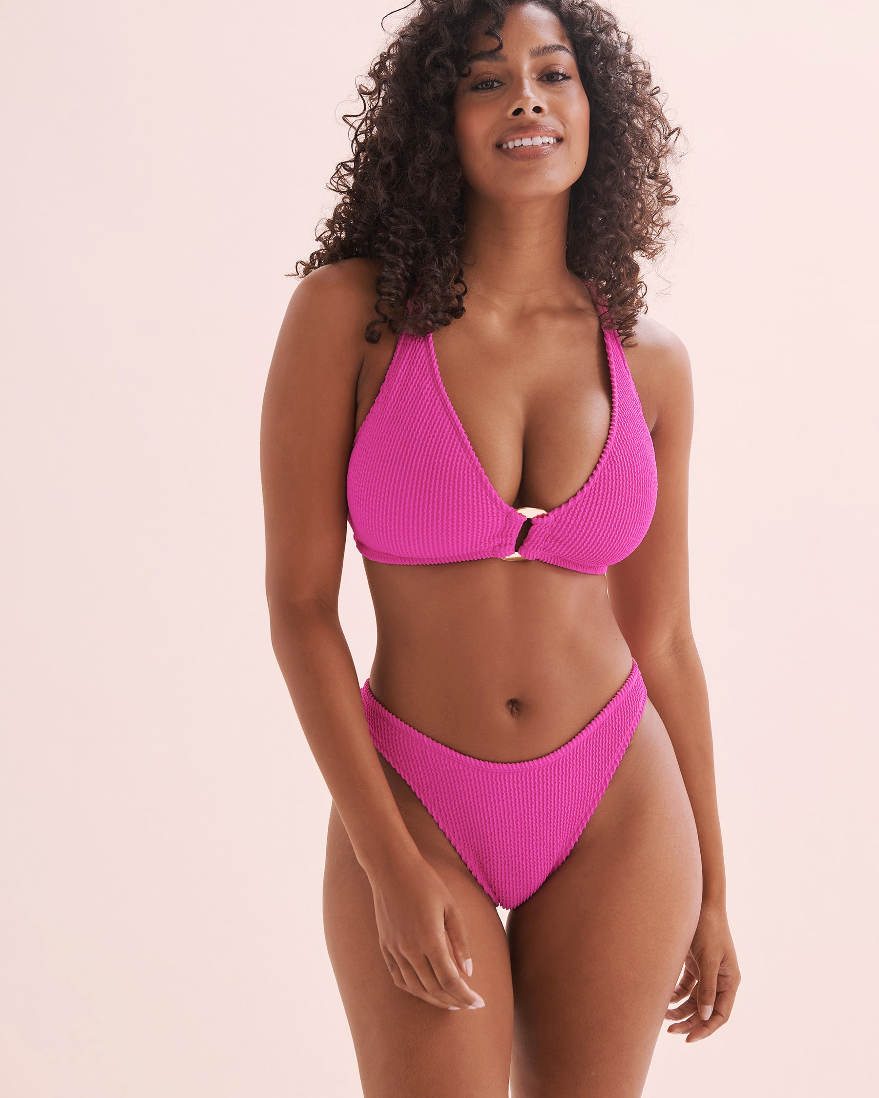 BLEU ROD BEATTIE Pucker Up D Cup Bralette Bikini Top Dahlia RBPU25136D - View4