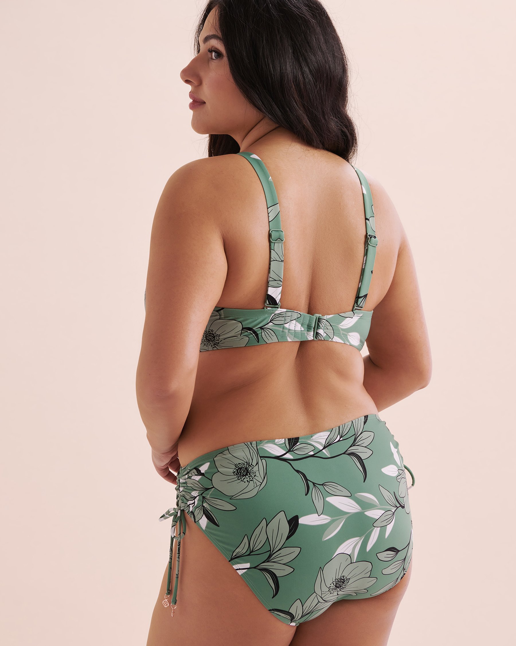 TURQUOISE COUTURE Haut de bikini push-up bonnet D Botanical Dream Vert botanique 01200086 - View2