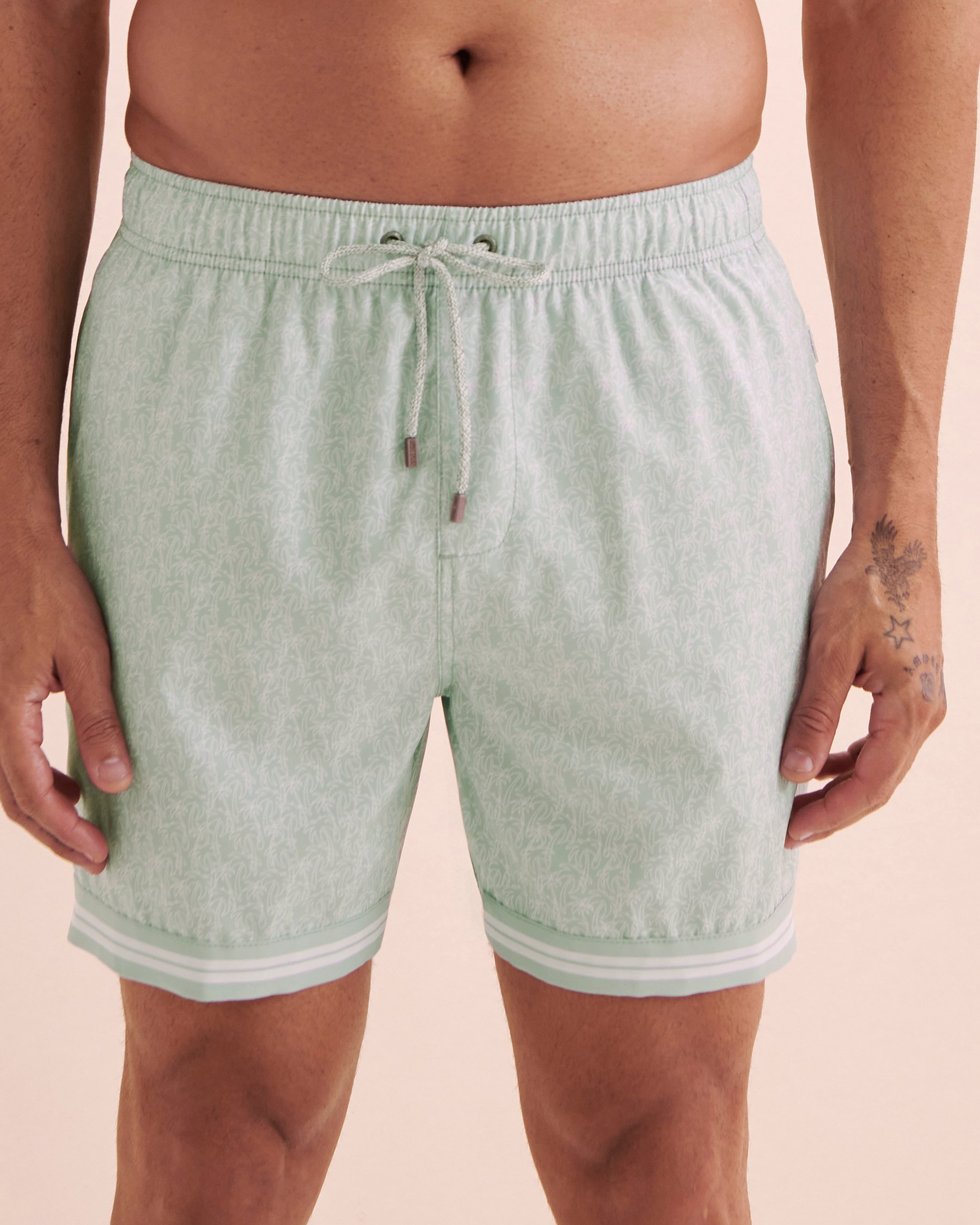 VINTAGE SUMMER Volley Swimsuit Green V70819 - View1