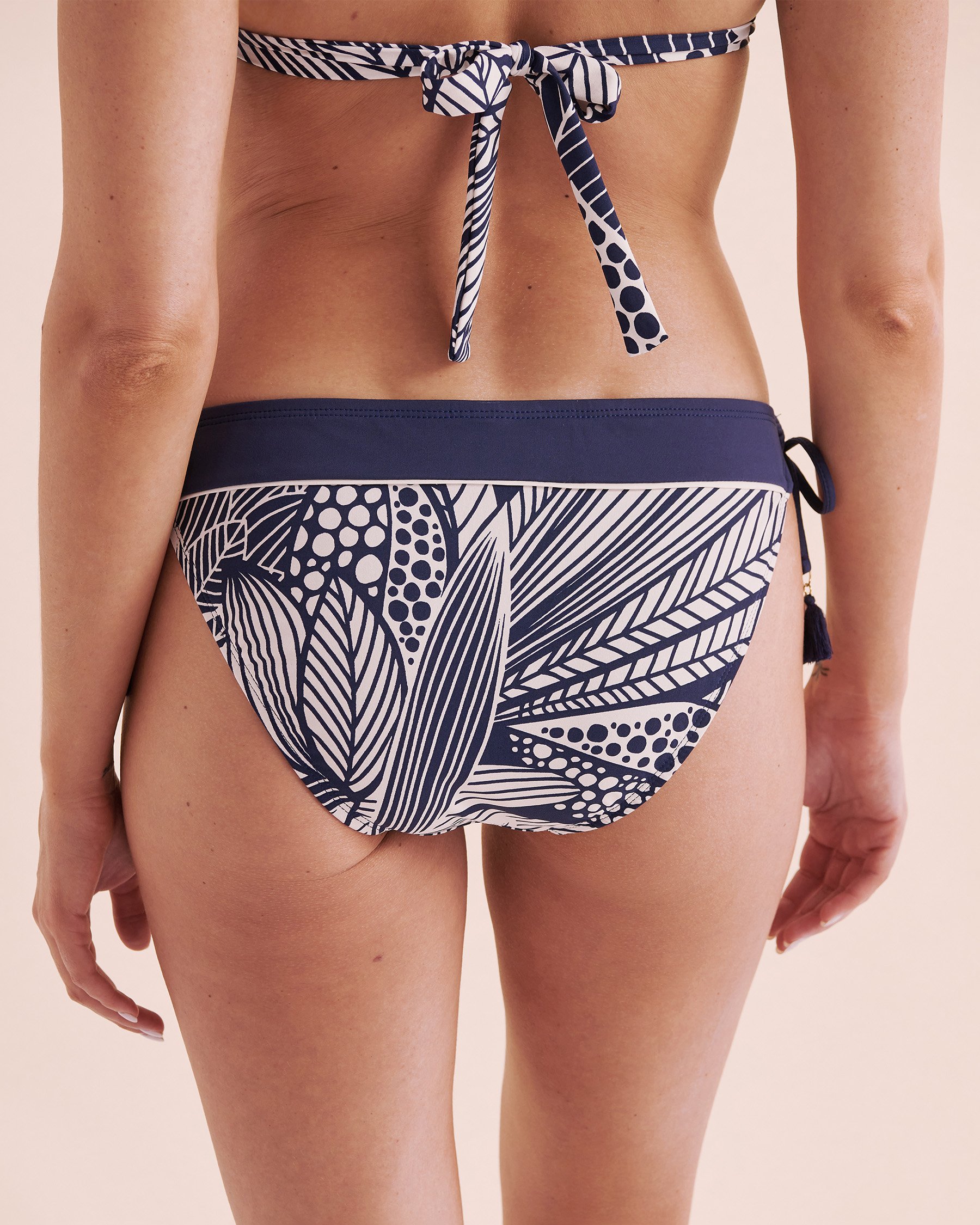 BLEU ROD BEATTIE Bas de bikini noué aux hanches Bali Breeze Bleu Nuit RBBB25585 - View2