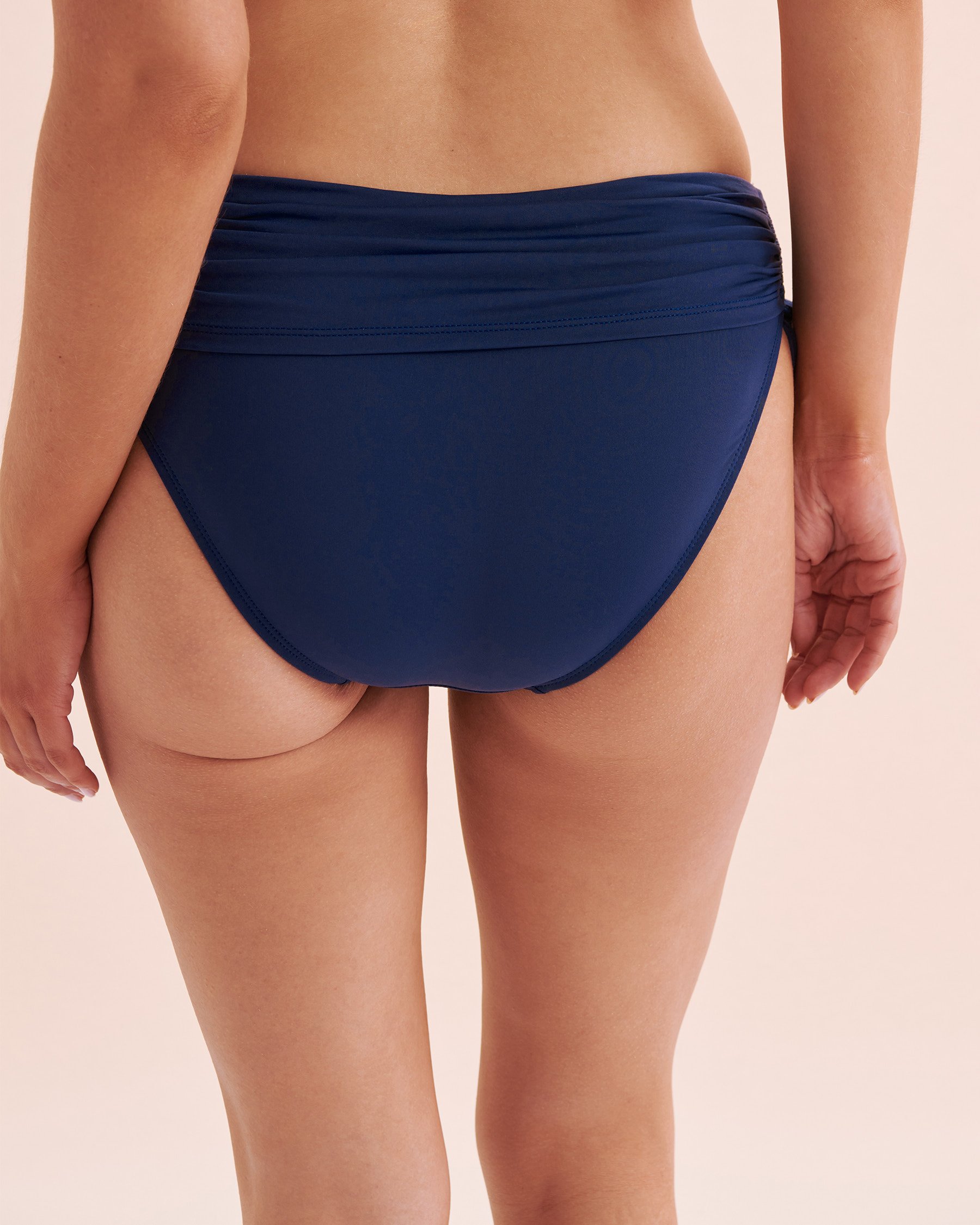 BLEU ROD BEATTIE Bas de bikini aux hanches froncé Kore Bleu Nuit RBKK00505 - View2