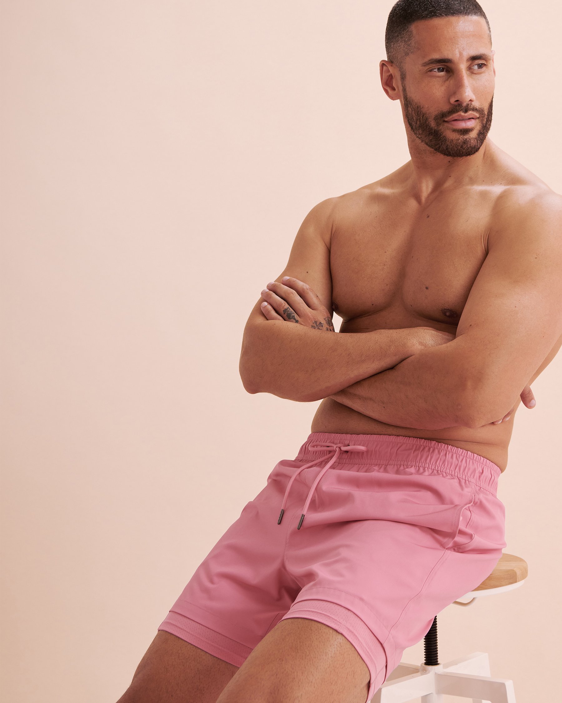 HAMABE Volley Swimsuit Wild Pink 03100043 - View5