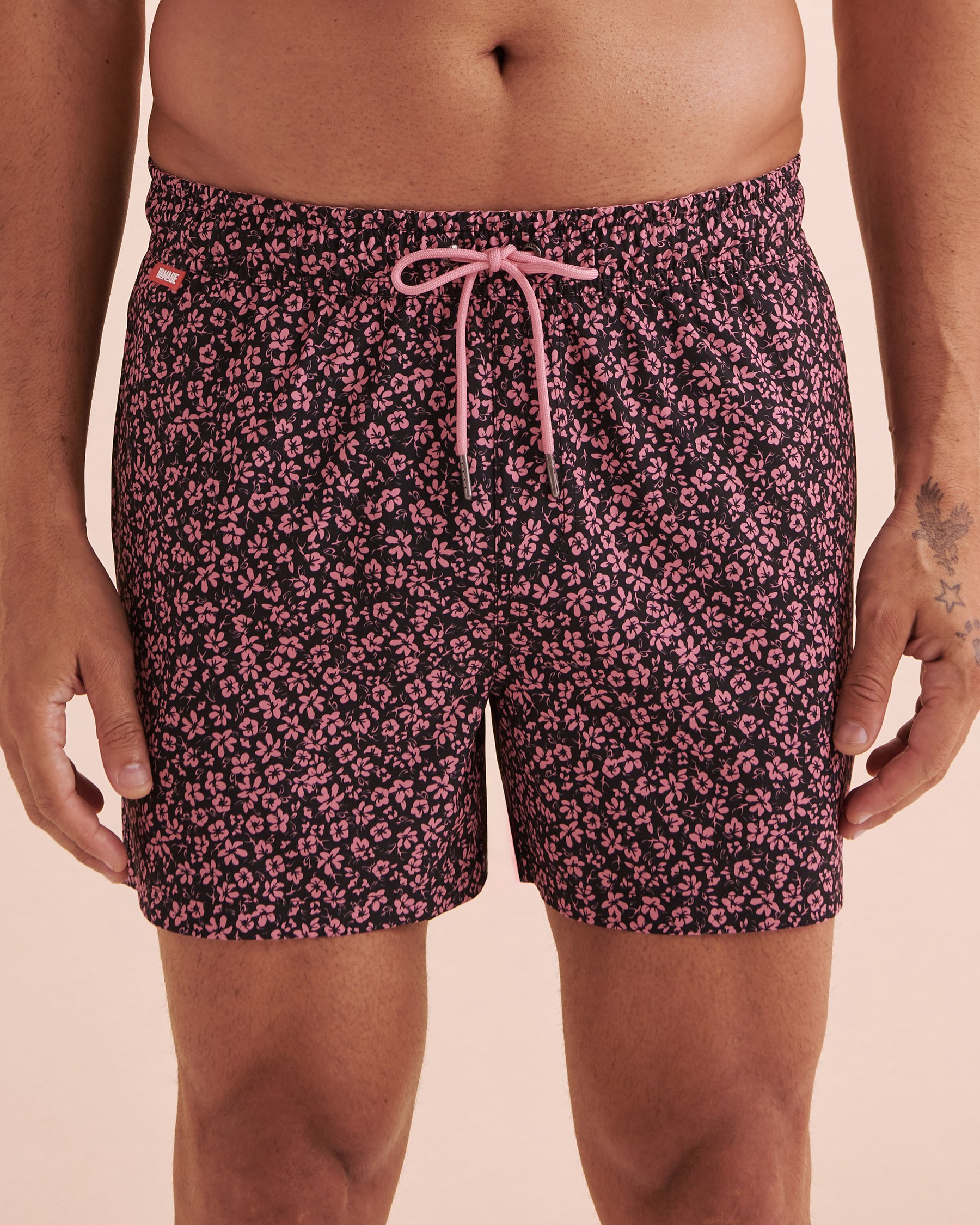 HAMABE Maillot volley Imprimé rose noire 03100044 - View1