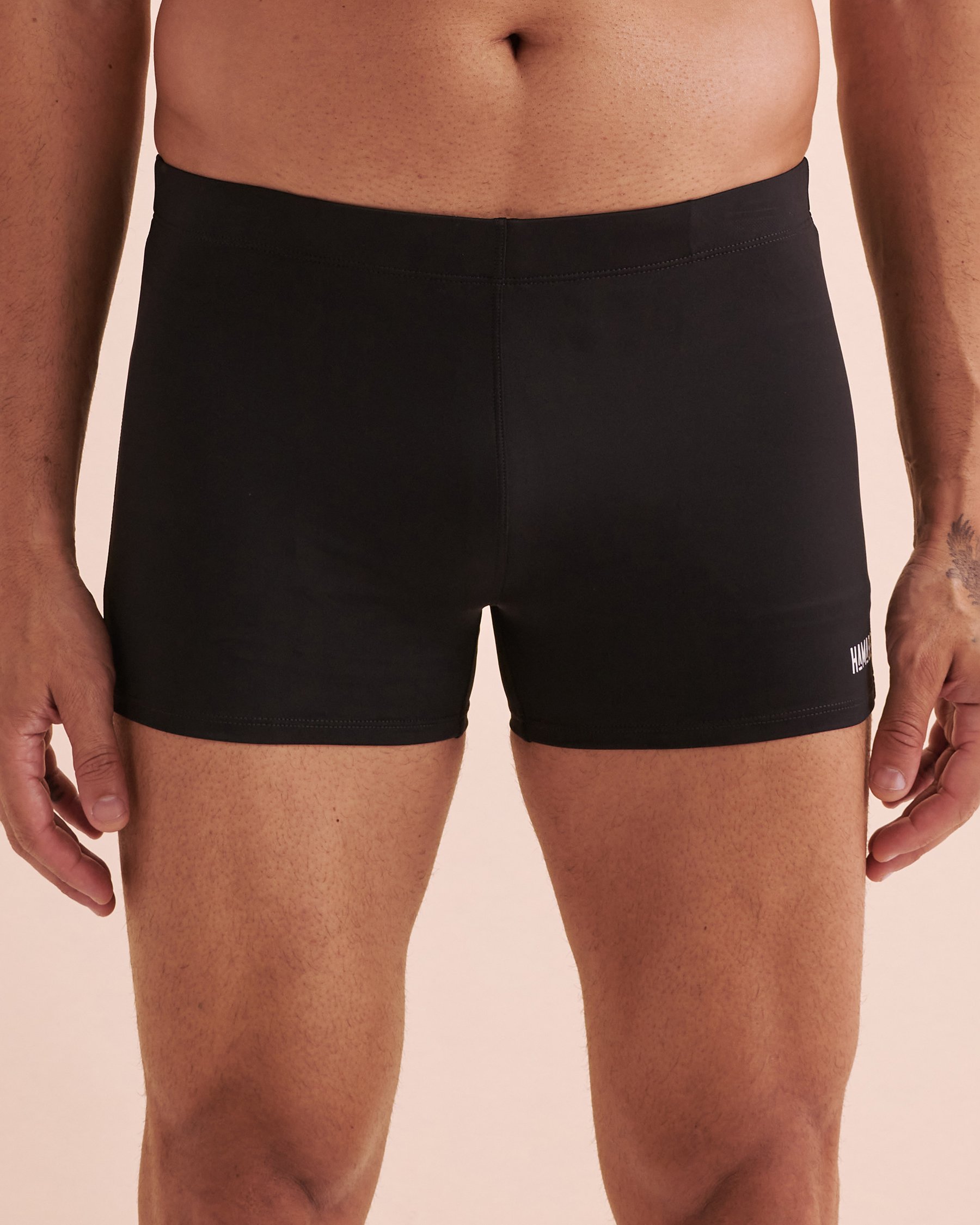 HAMABE Maillot de bain boxer Noire 03100045 - Voir1