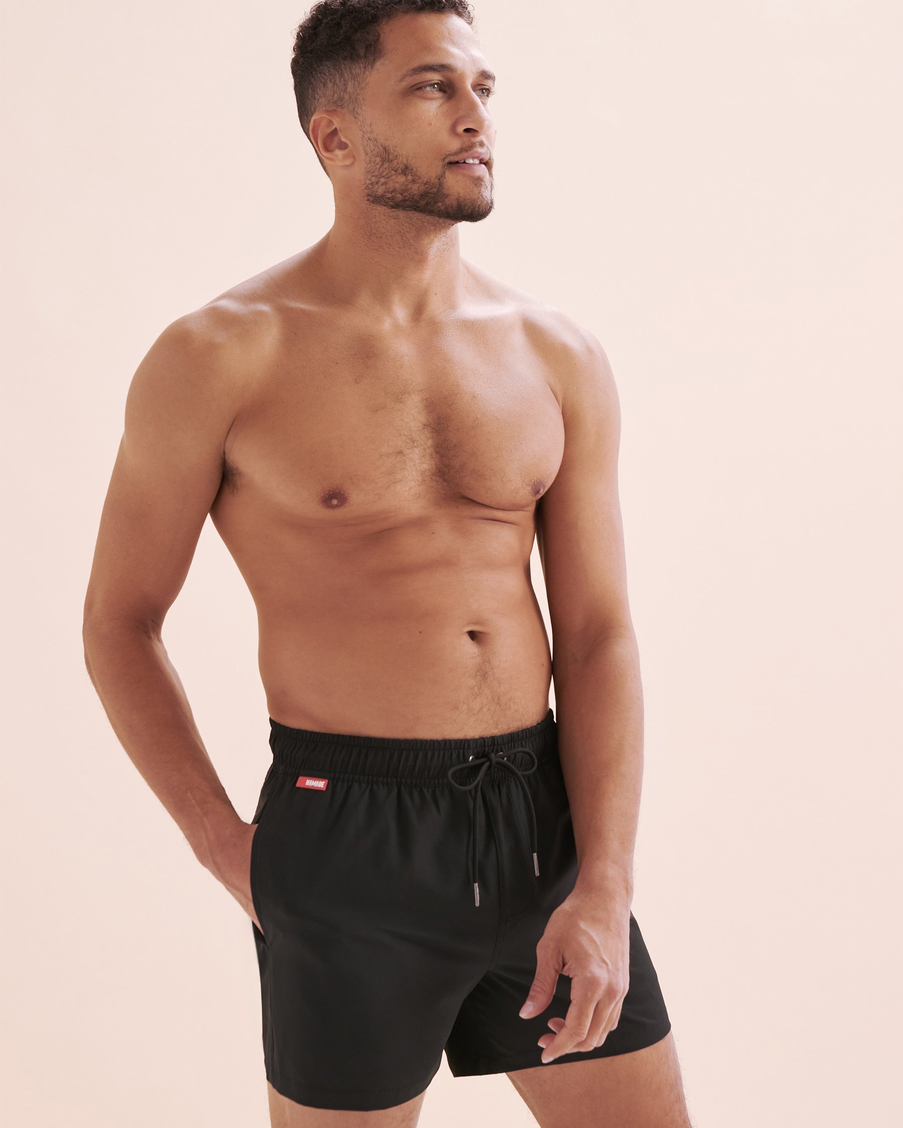 HAMABE Maillot volley avec longue doublure Noir 03100052 - Voir4