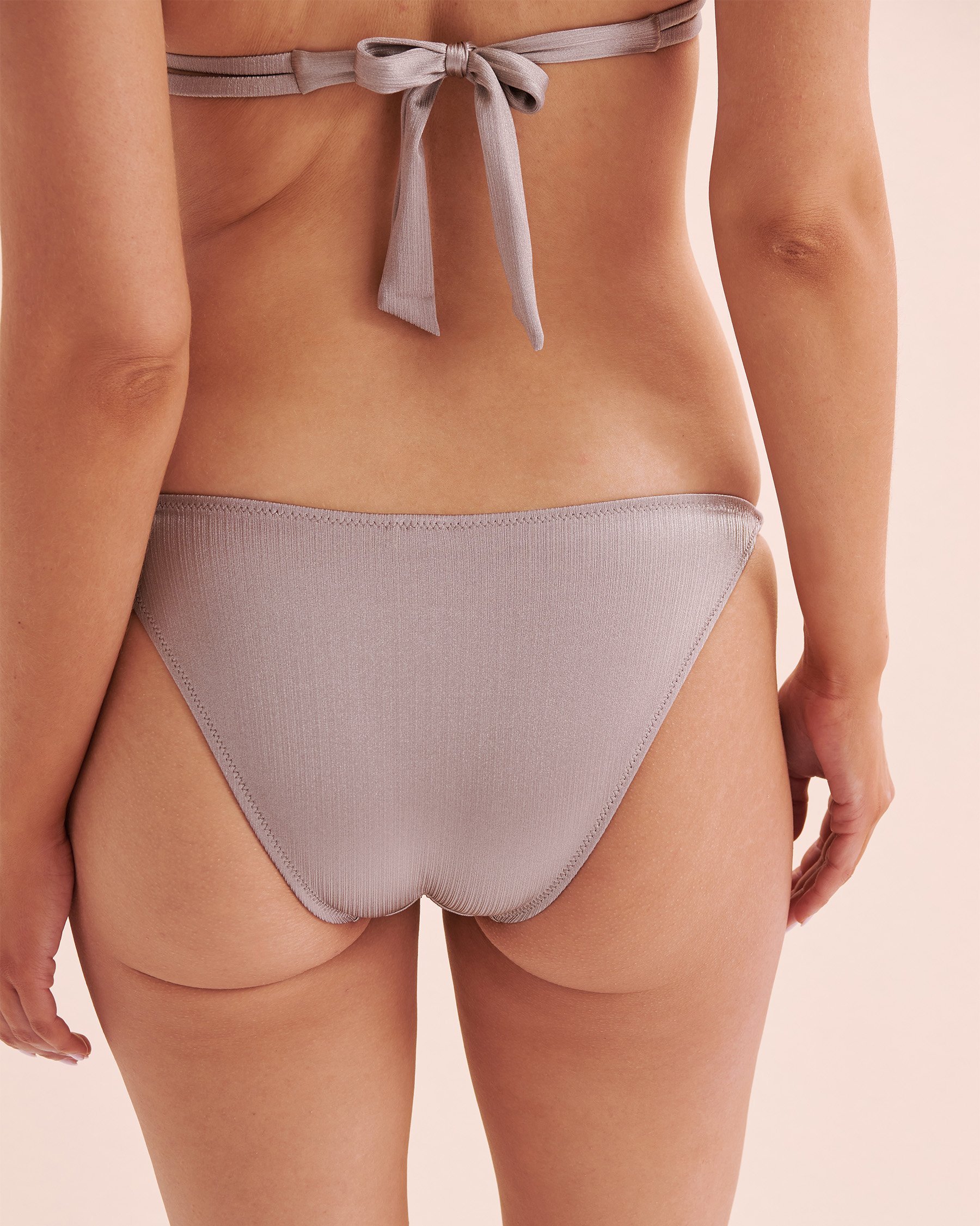 SANTEMARE Bas de bikini brésilien Maldives Beach Gris pierre 01300388 - Voir10