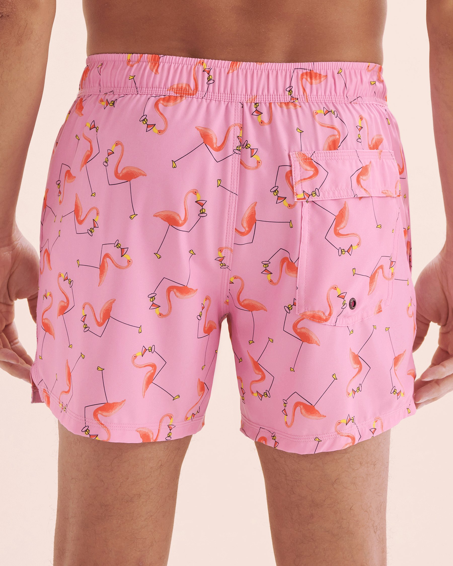 SAXX Maillot volley Oh Buoy Imprimé flamant rose SXSW03L - Voir6