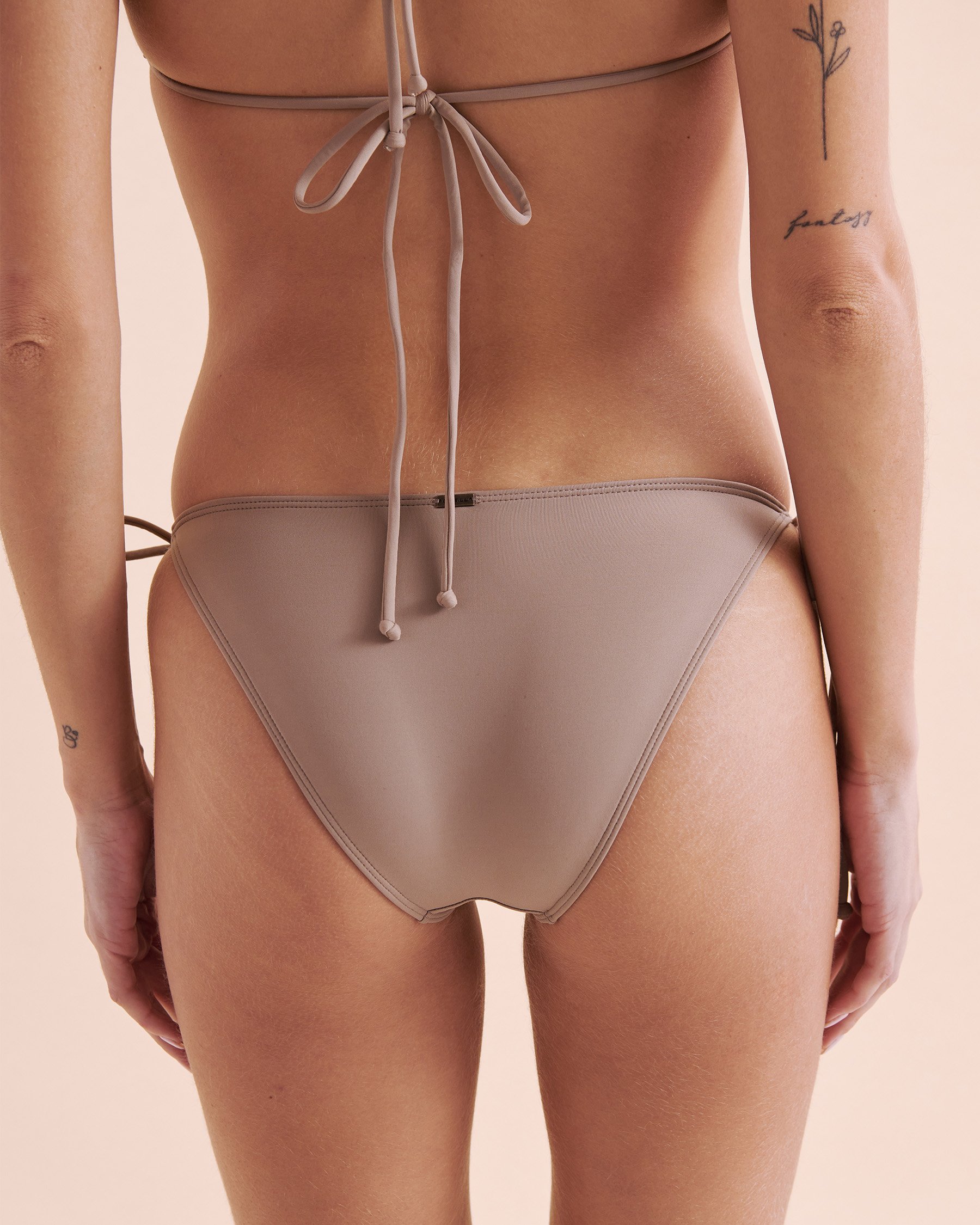 O'NEILL Saltwater Solids Maracas Side Tie Bikini Bottom Light Brown SP5474002B - View2