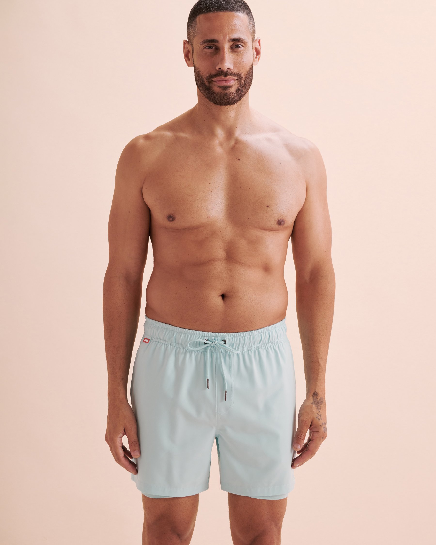 HAMABE Maillot volley Bleu aquatique 03100043 - View10