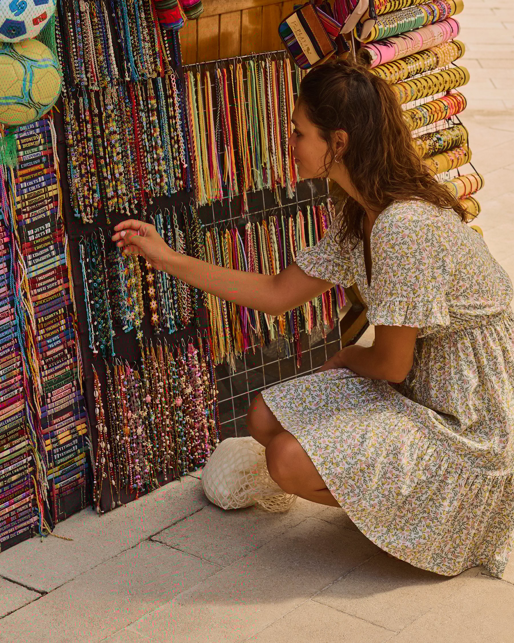 TROPIK Robe à volants en viscose Dobby Imprimé citron du jardin 02300150 - Voir4