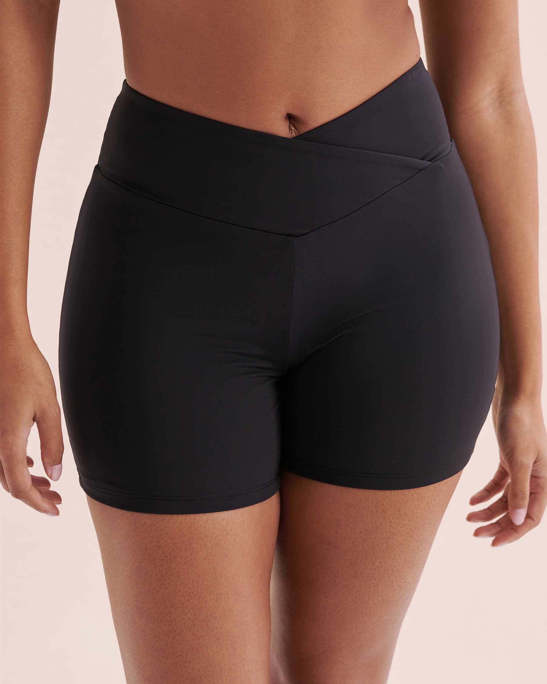 EAU DE SEA Blue Coastal High Waist Swim Short Black 01300394 - View5