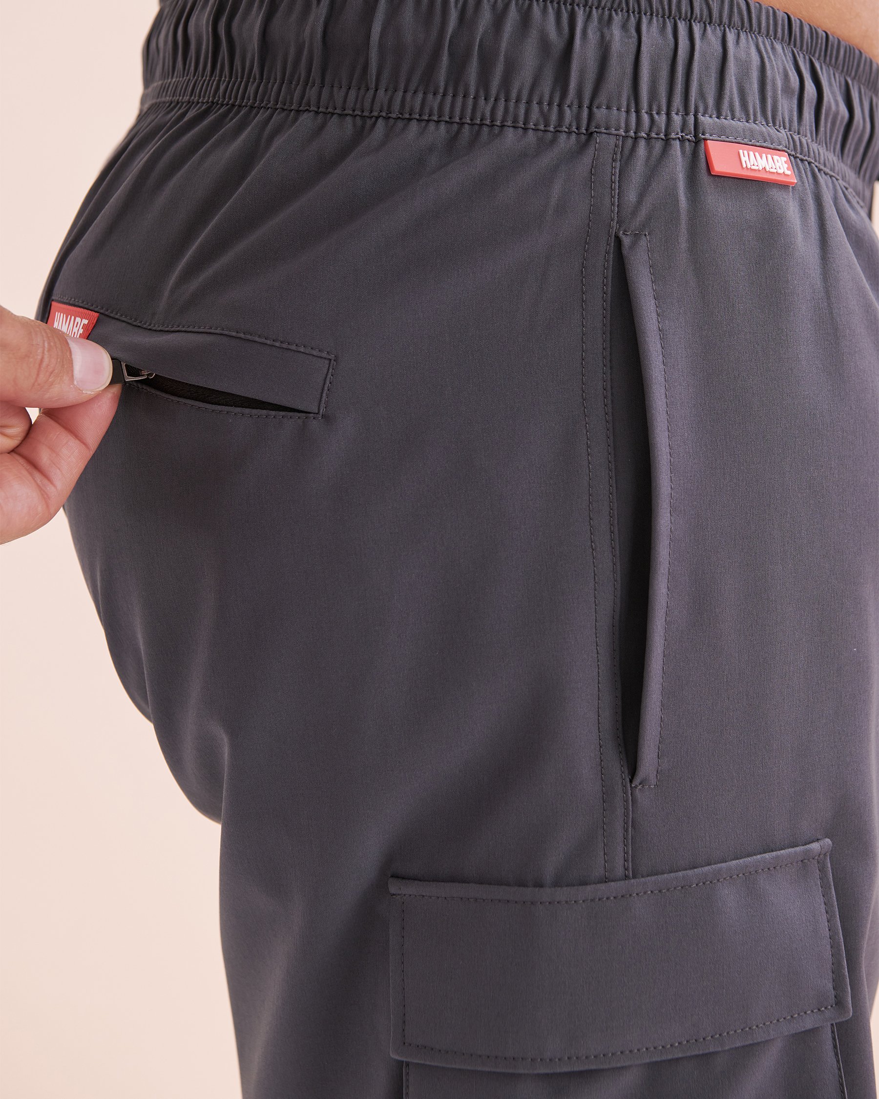 HAMABE Cargo Volley Swimsuit Ombre Blue 03100048 - View3