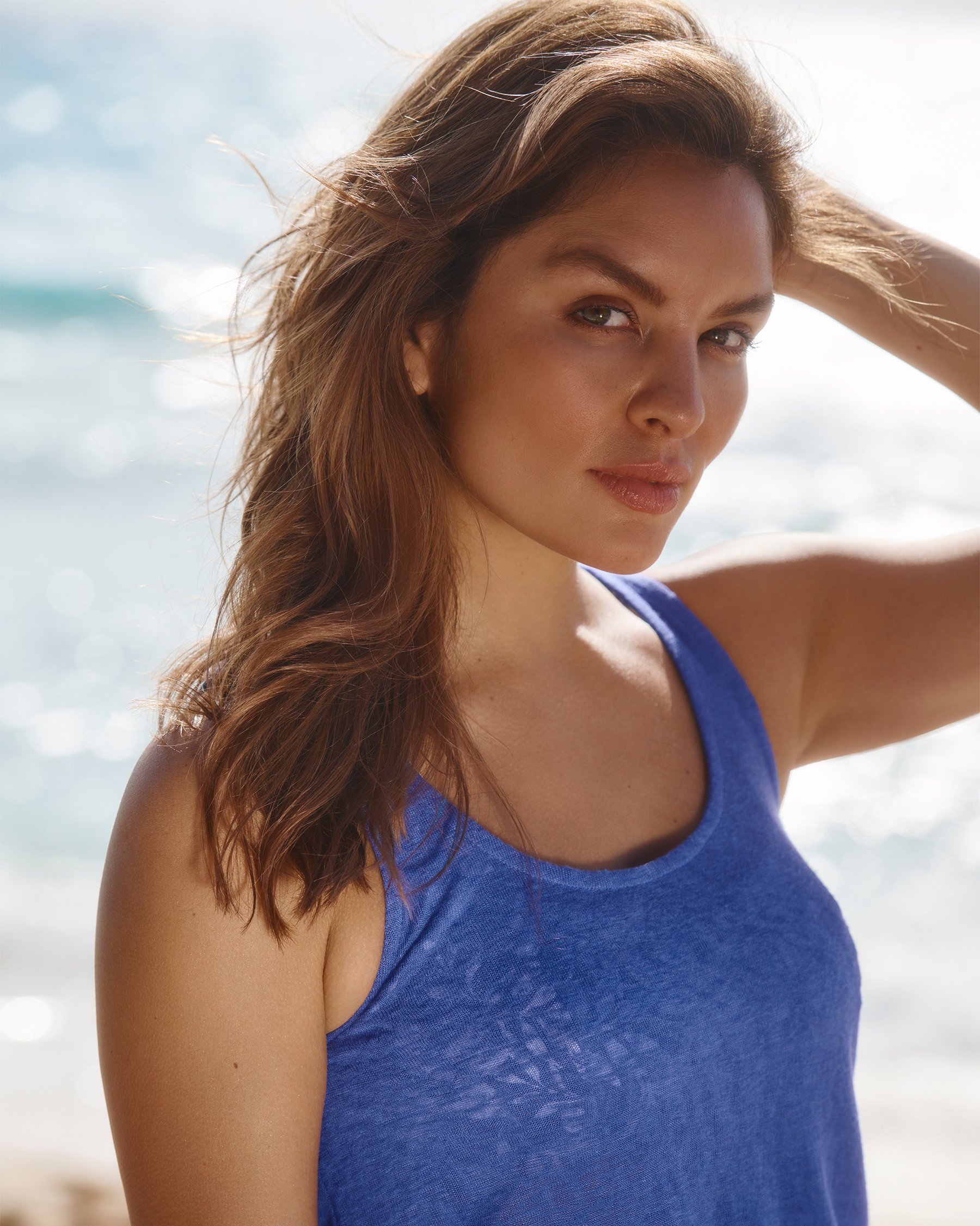 EAU DE SEA Blue Coastal Knit Short Tunic Amparo Blue 02400047 - View4