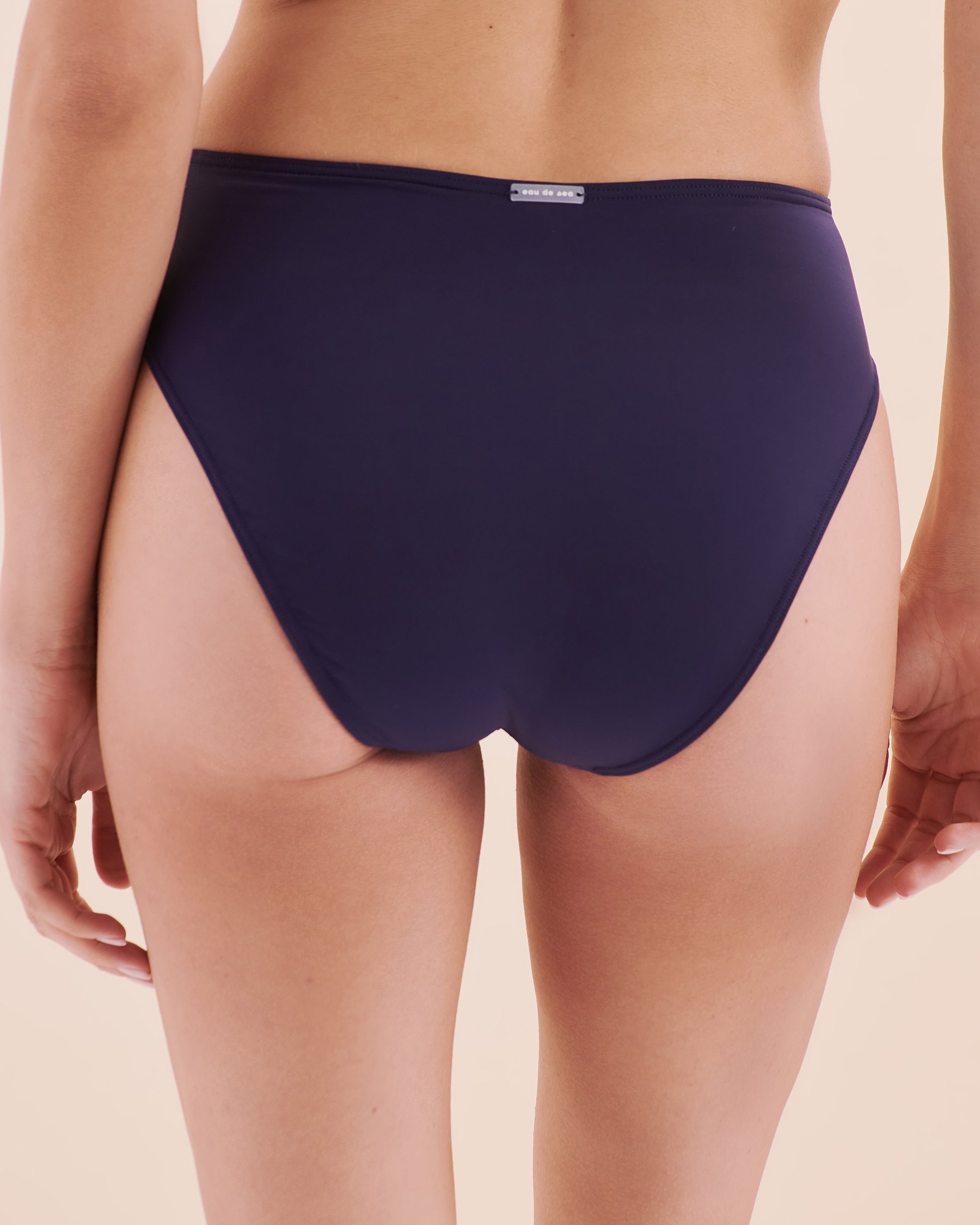 EAU DE SEA Bas de bikini brésilien taille haute Blue Coastal Bleu Nuit 01300391 - View2