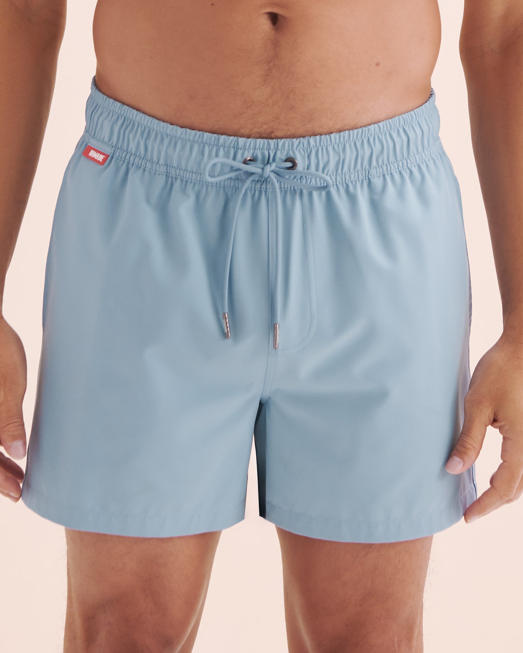 HAMABE Volley Swimsuit with Mesh Lining Dusk Blue 03100047 - View4