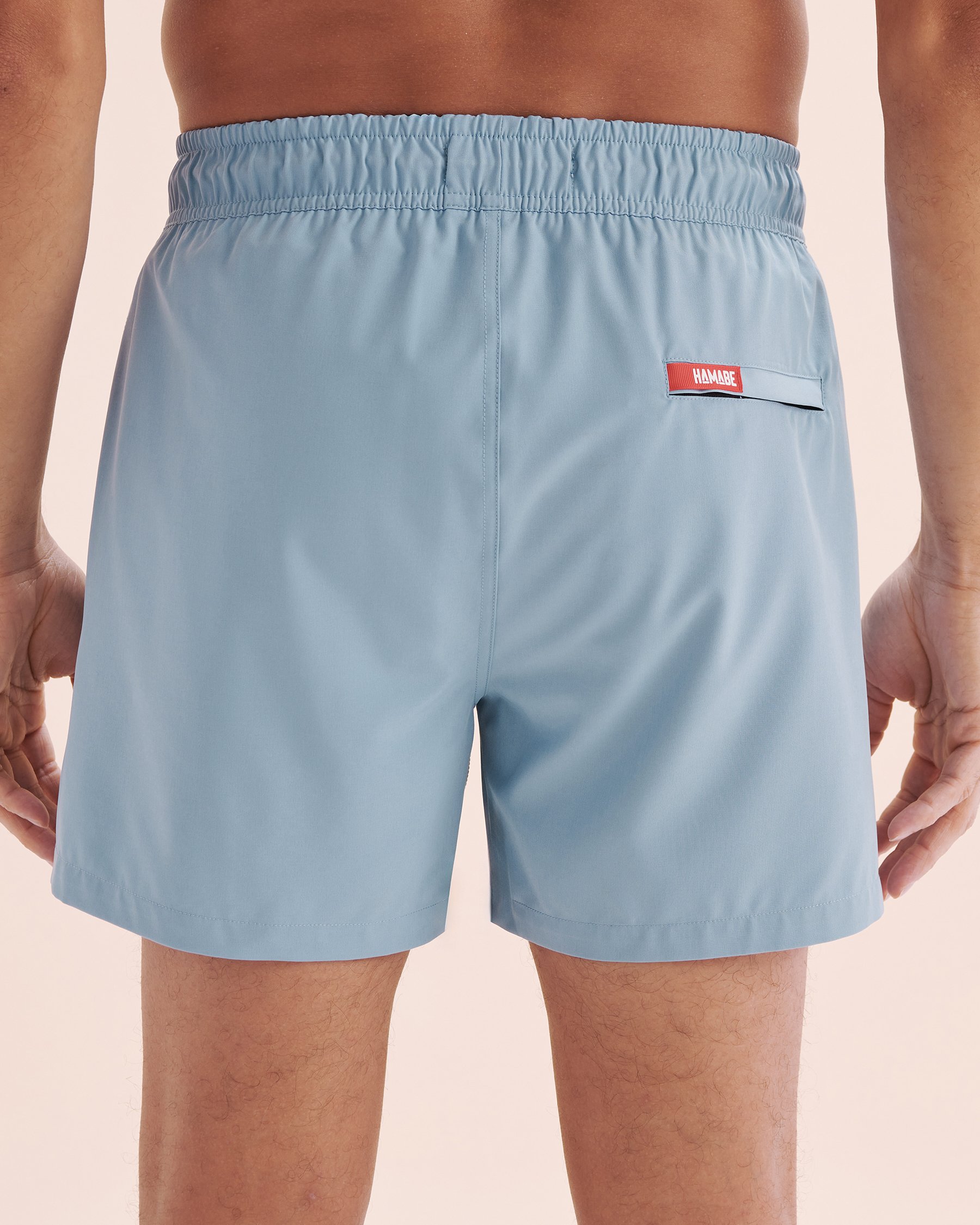 HAMABE Volley Swimsuit with Mesh Lining Dusk Blue 03100047 - View5