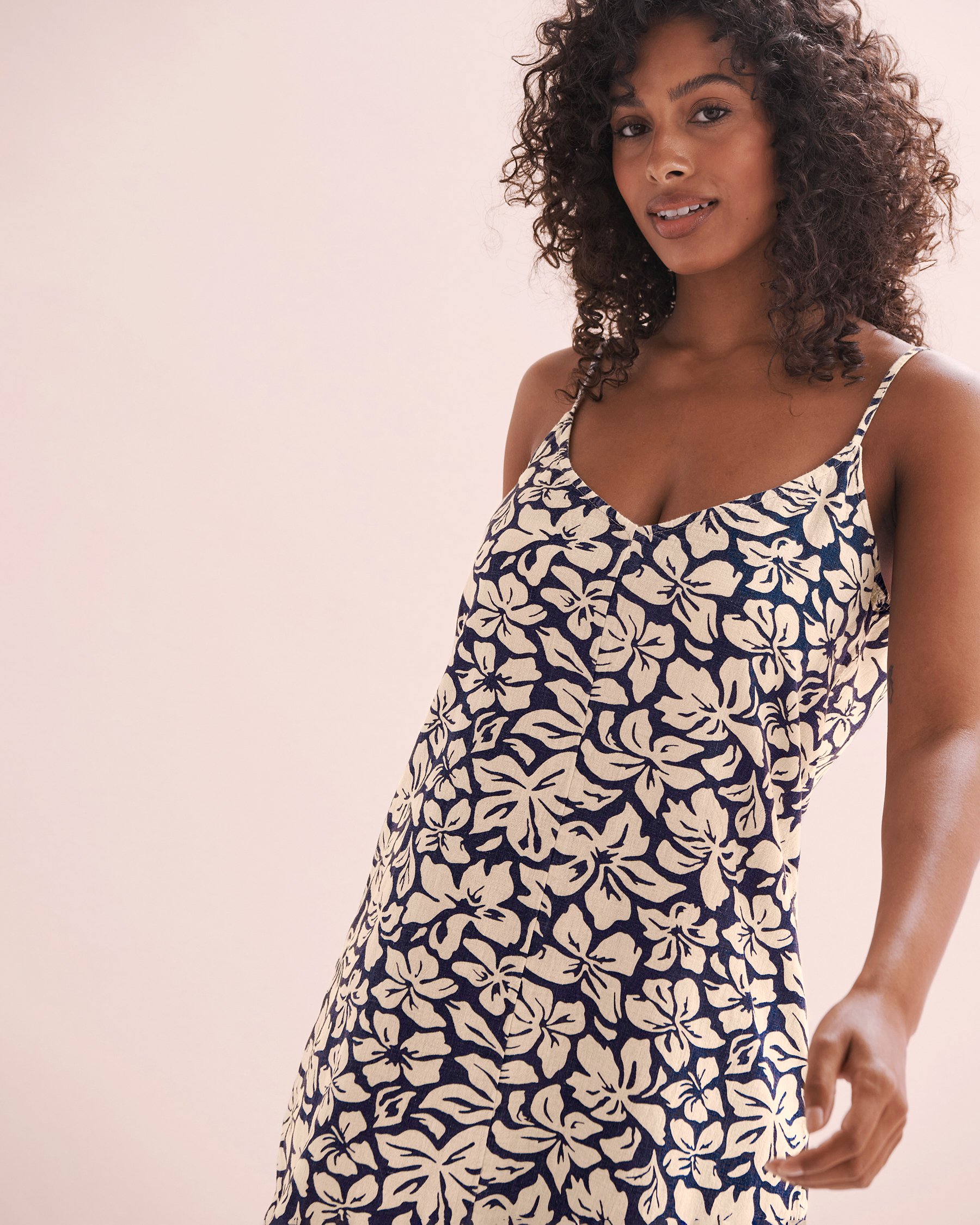 RIP CURL Mini robe Las Dalias Bleu-marin et gris 06XWDR - Voir4