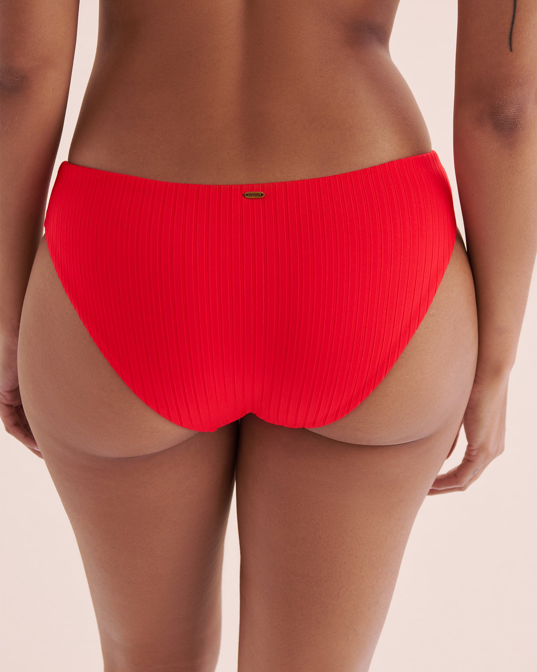RIP CURL Bas de bikini couverture intégrale Premium Surf Rouge Hibiscus 0OXWSW - View2