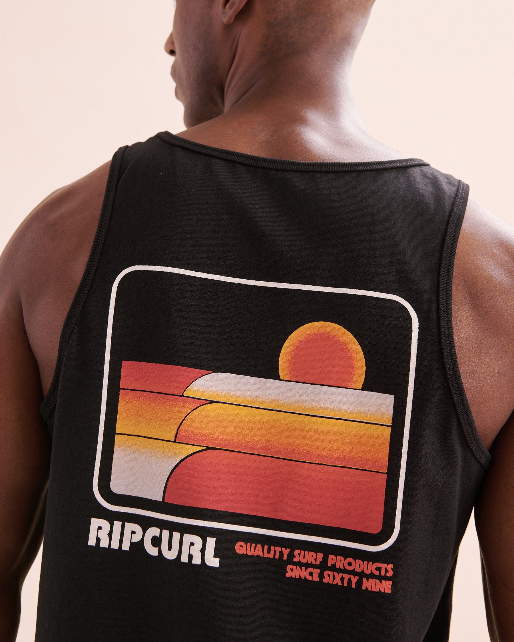 RIP CURL Surf Revival Peaking Tank Top Black 0OIMTE - View3