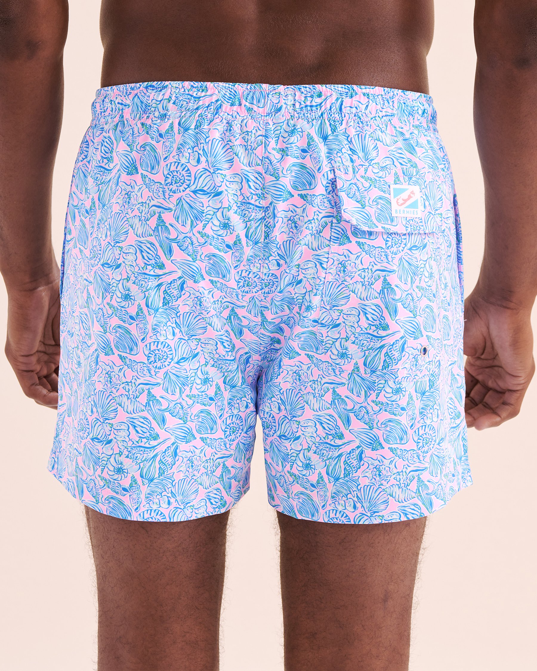 BERMIES Maillot volley classique avec doublure de compression Seashell Bleu SEASHELL - Voir5