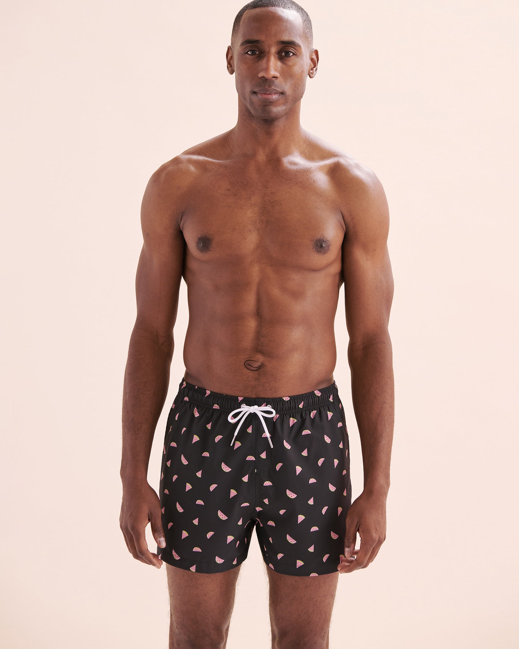 BERMIES Watermelon Classic Volley Swimsuit Compression Liner Black WATERMELON 3 - View7