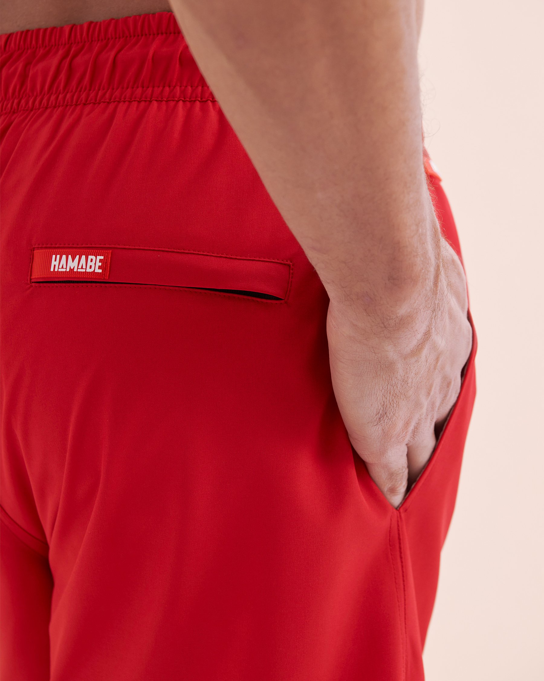 HAMABE Maillot volley avec filet Patrouille de ski rouge 03100051 - Voir7