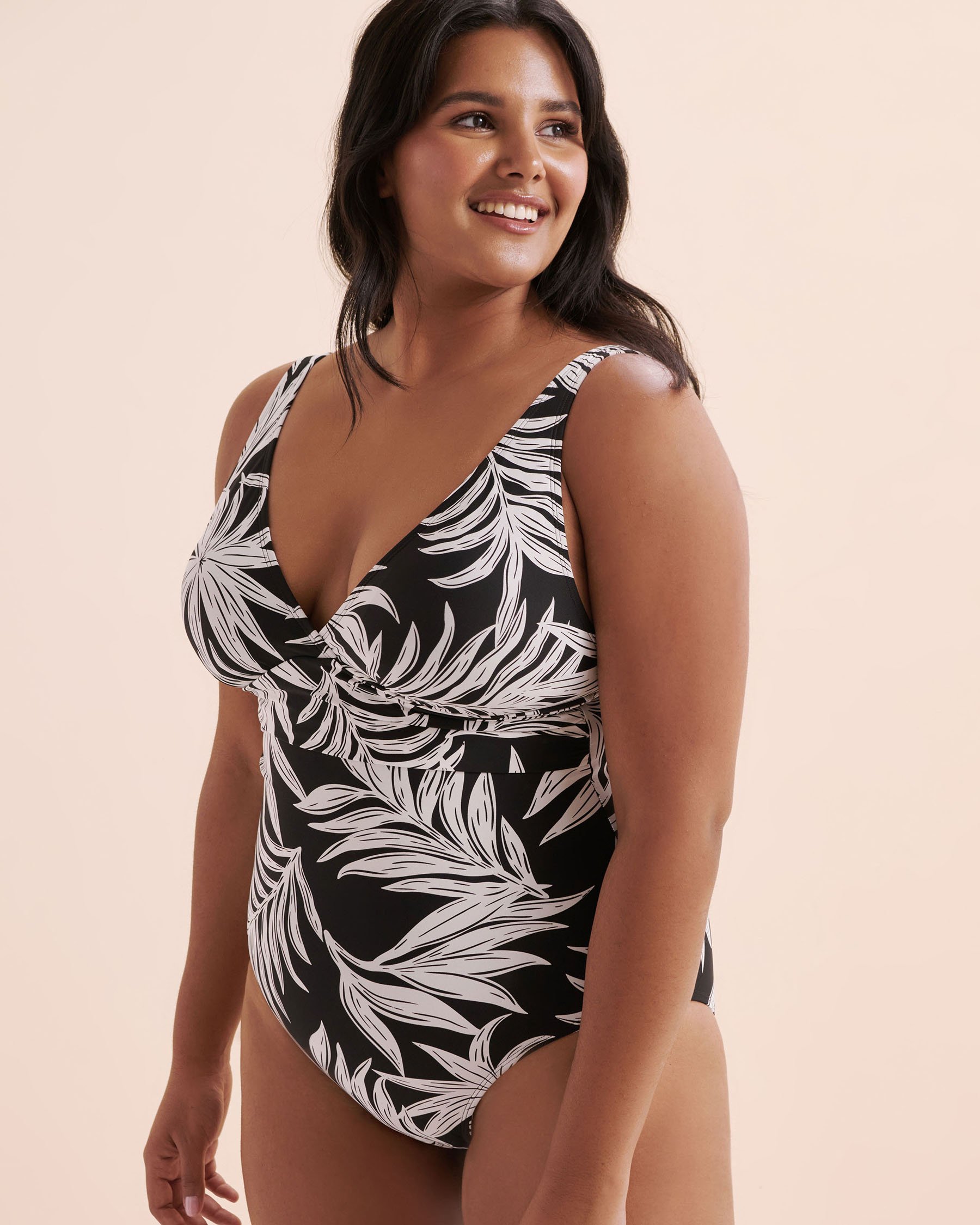 TURQUOISE COUTURE Maillot de bain une-pièce en maille Noir 01400104 - Voir9