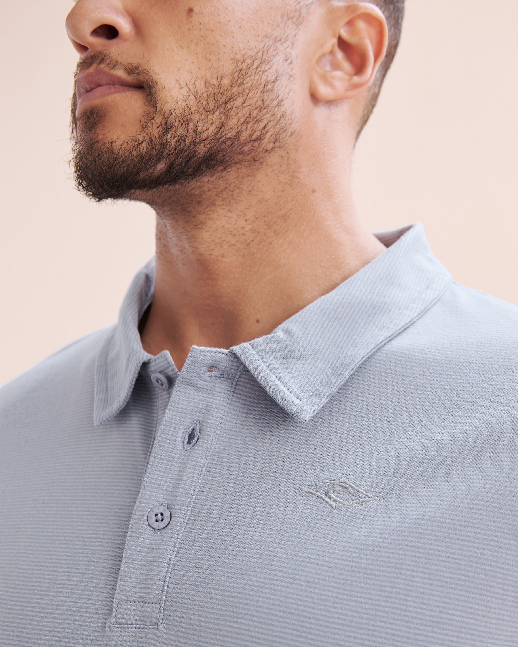 RIP CURL Easy As Polo Shirt Ice Blue 00HMPO - View3