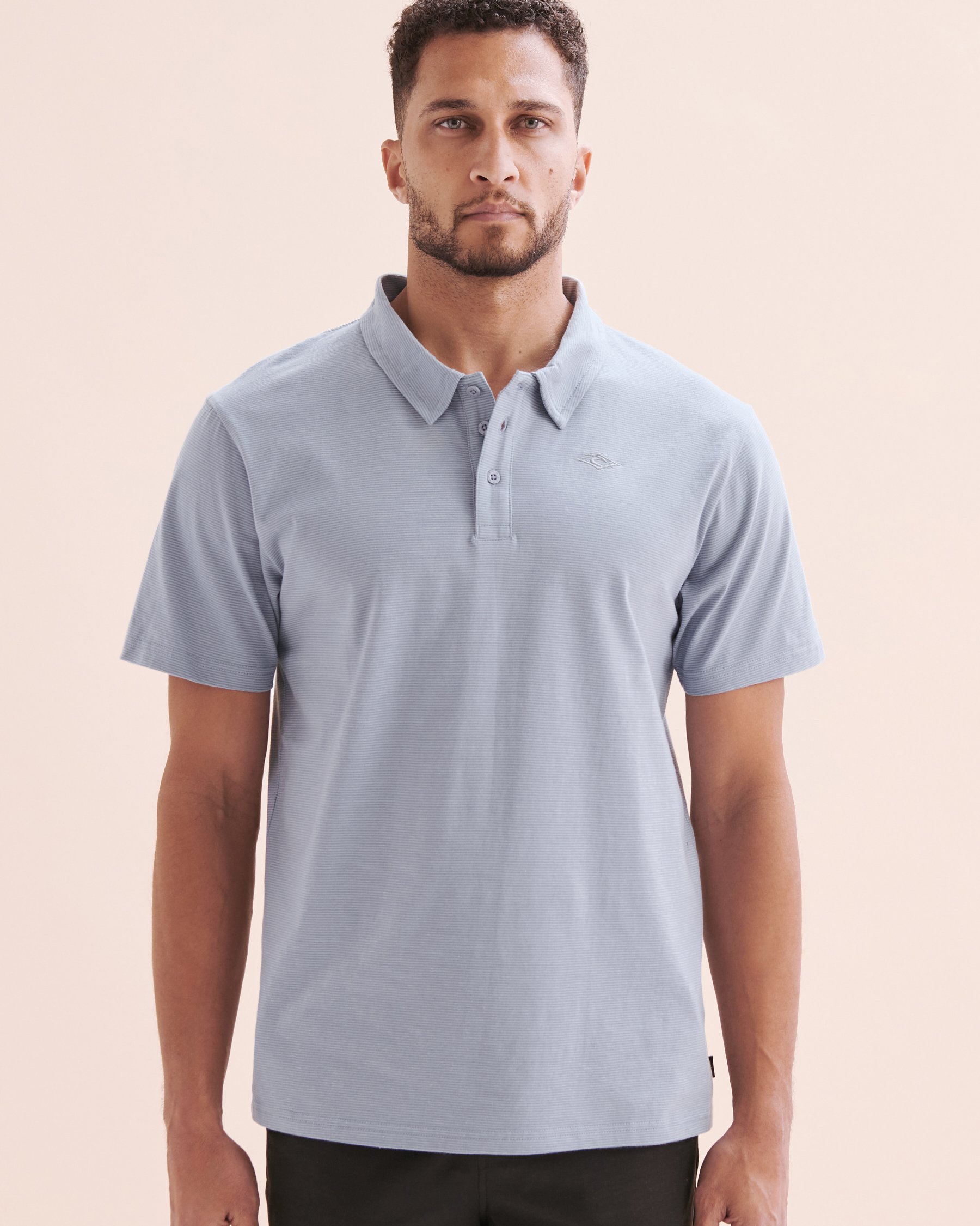 RIP CURL Easy As Polo Shirt Ice Blue 00HMPO - View4