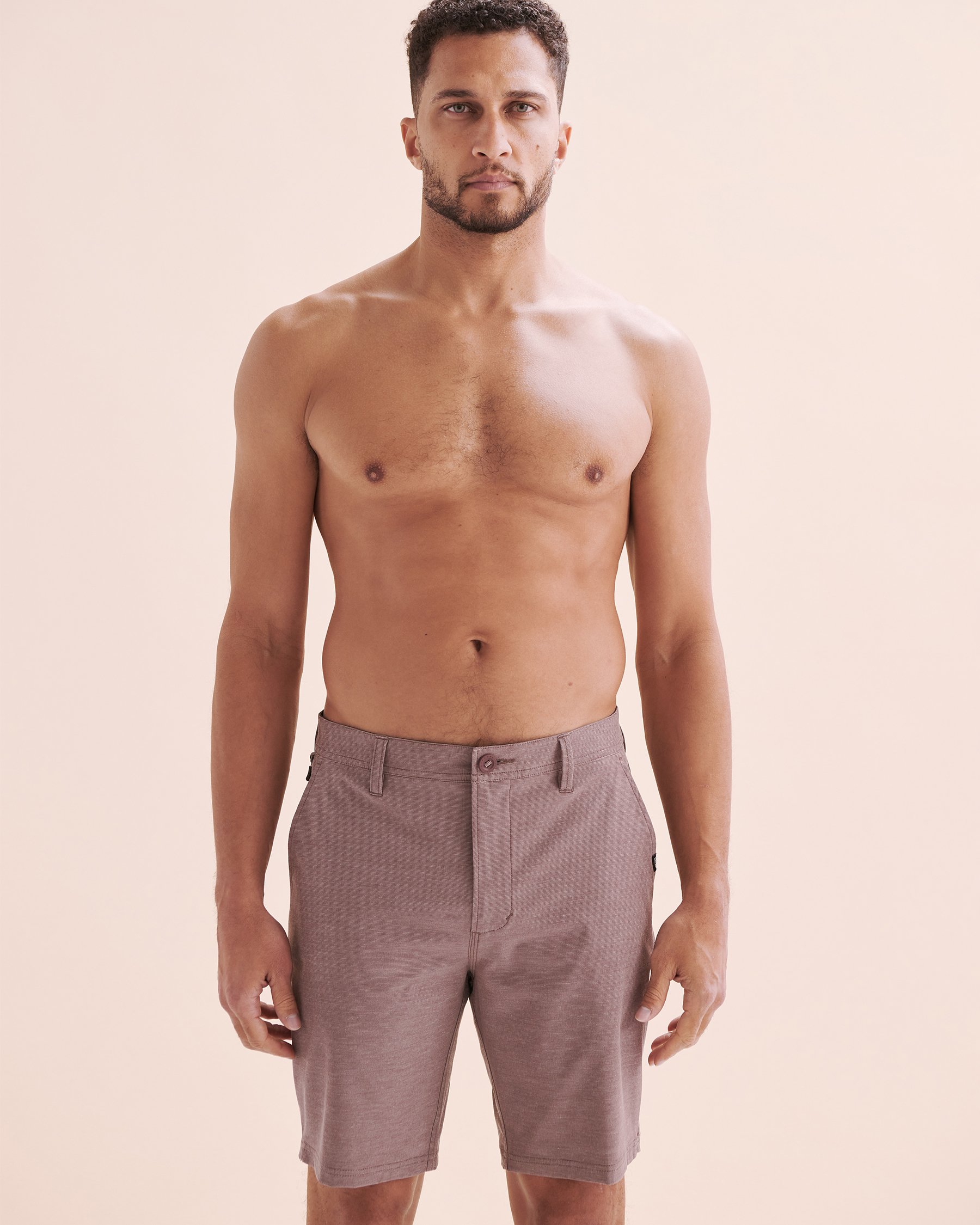 RIP CURL Short hybride Boardwalk Phase Nineteen Marron roche 02ZMWS - Voir5