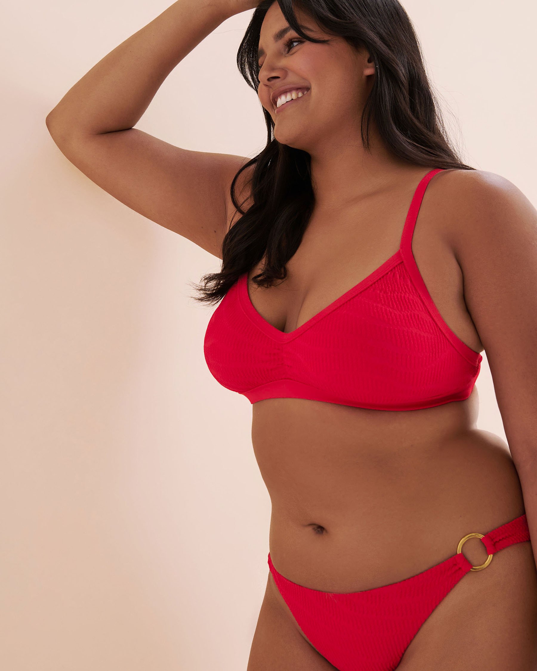 BODY GLOVE Scarlet Drew D/DD/E/F Cup Bikini Top Cherry Red 39663128D - View8