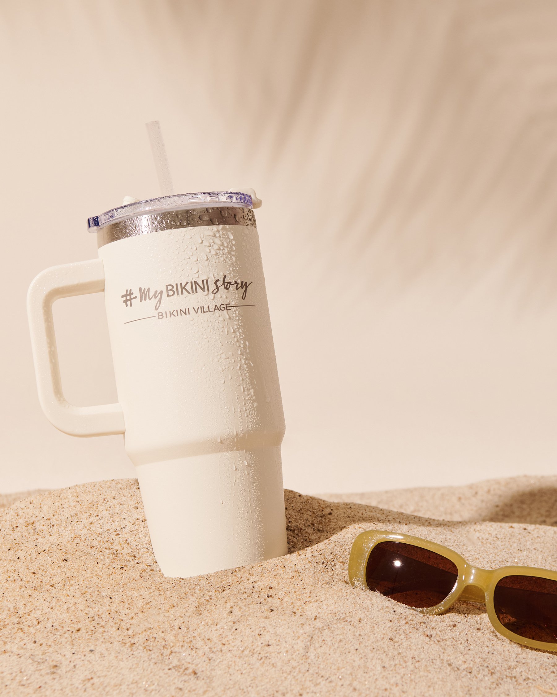 MY BIKINI STORY Stainless Steel Tumbler White  Cream 09200012 - View4