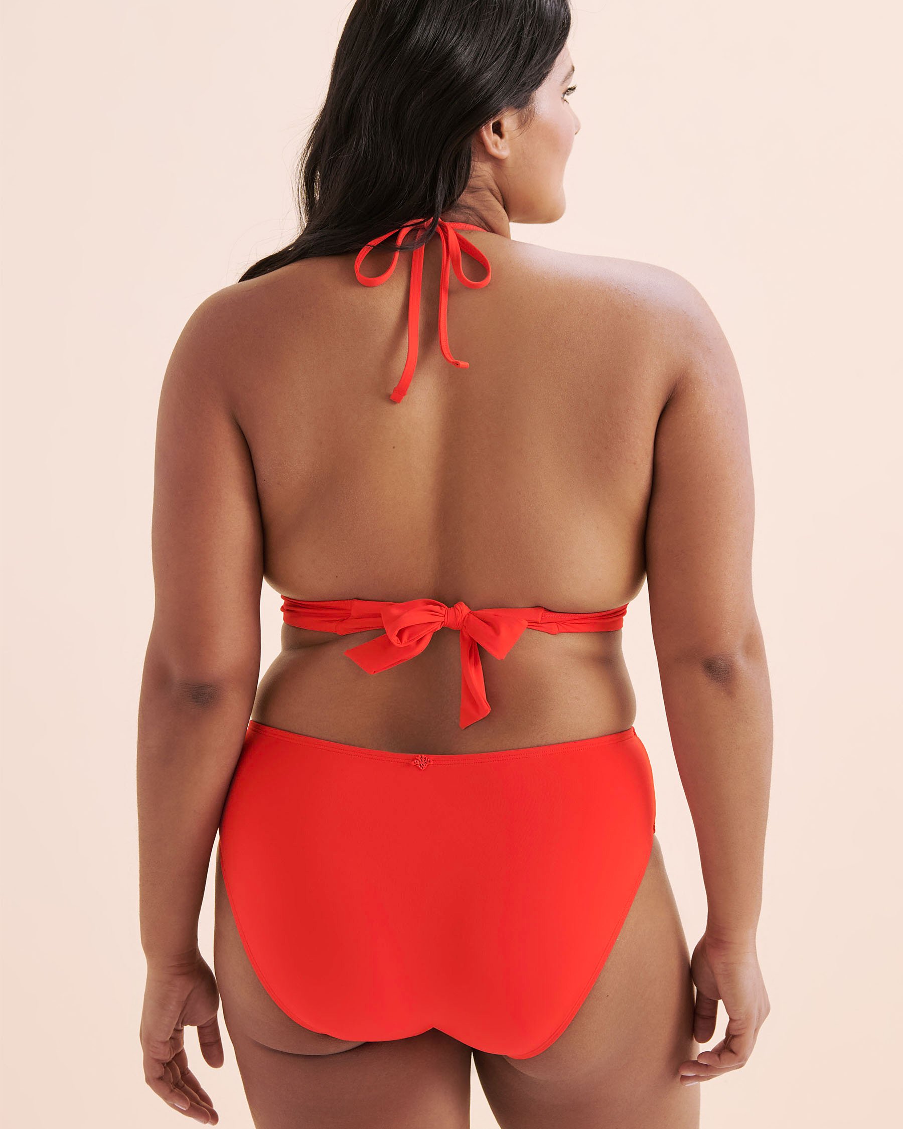 COSTA DEL REY Triangle Bikini Top Fiery Red 01100432 - View10