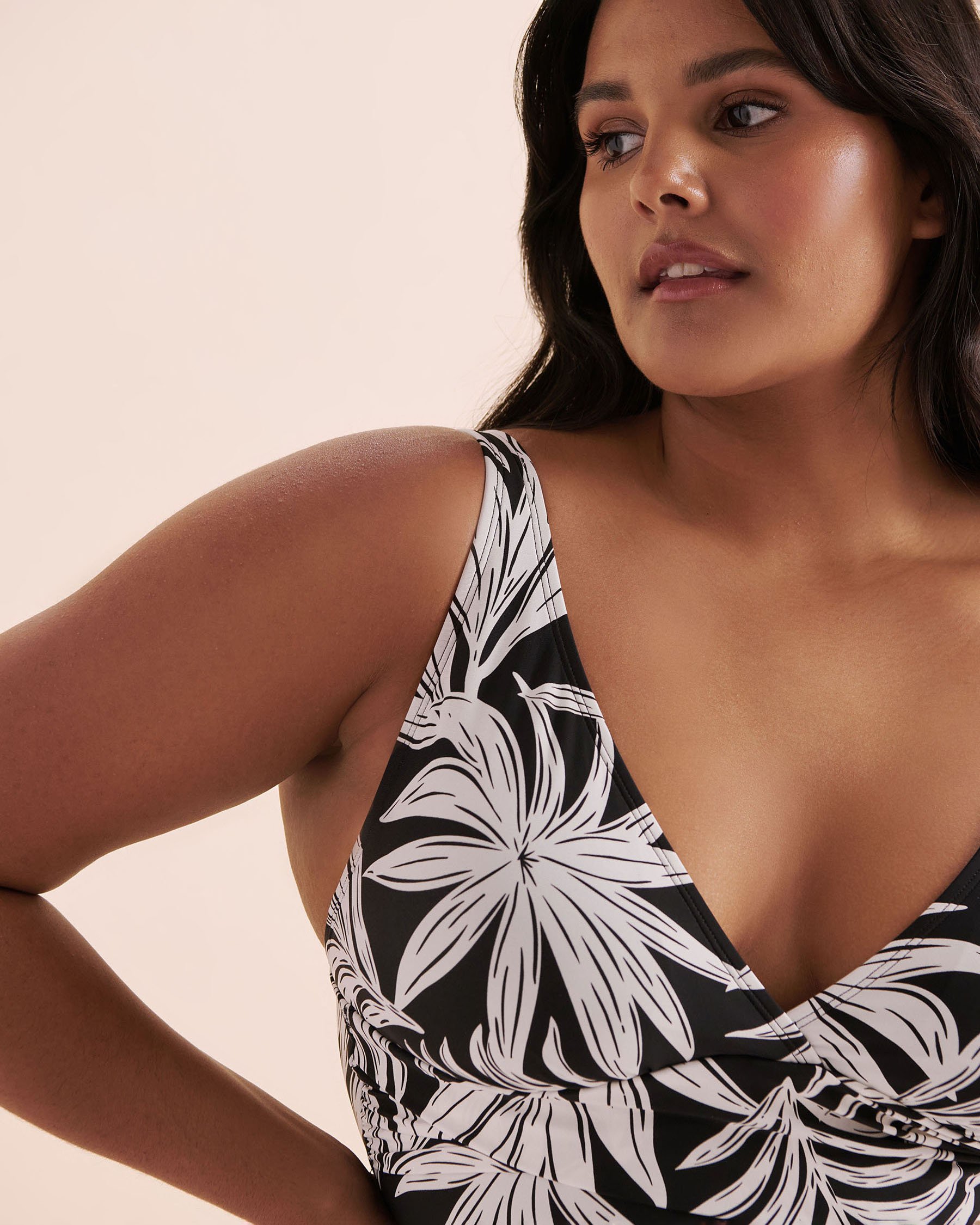 TURQUOISE COUTURE Mesh One-Piece Swimsuit Black 01400104 - View7