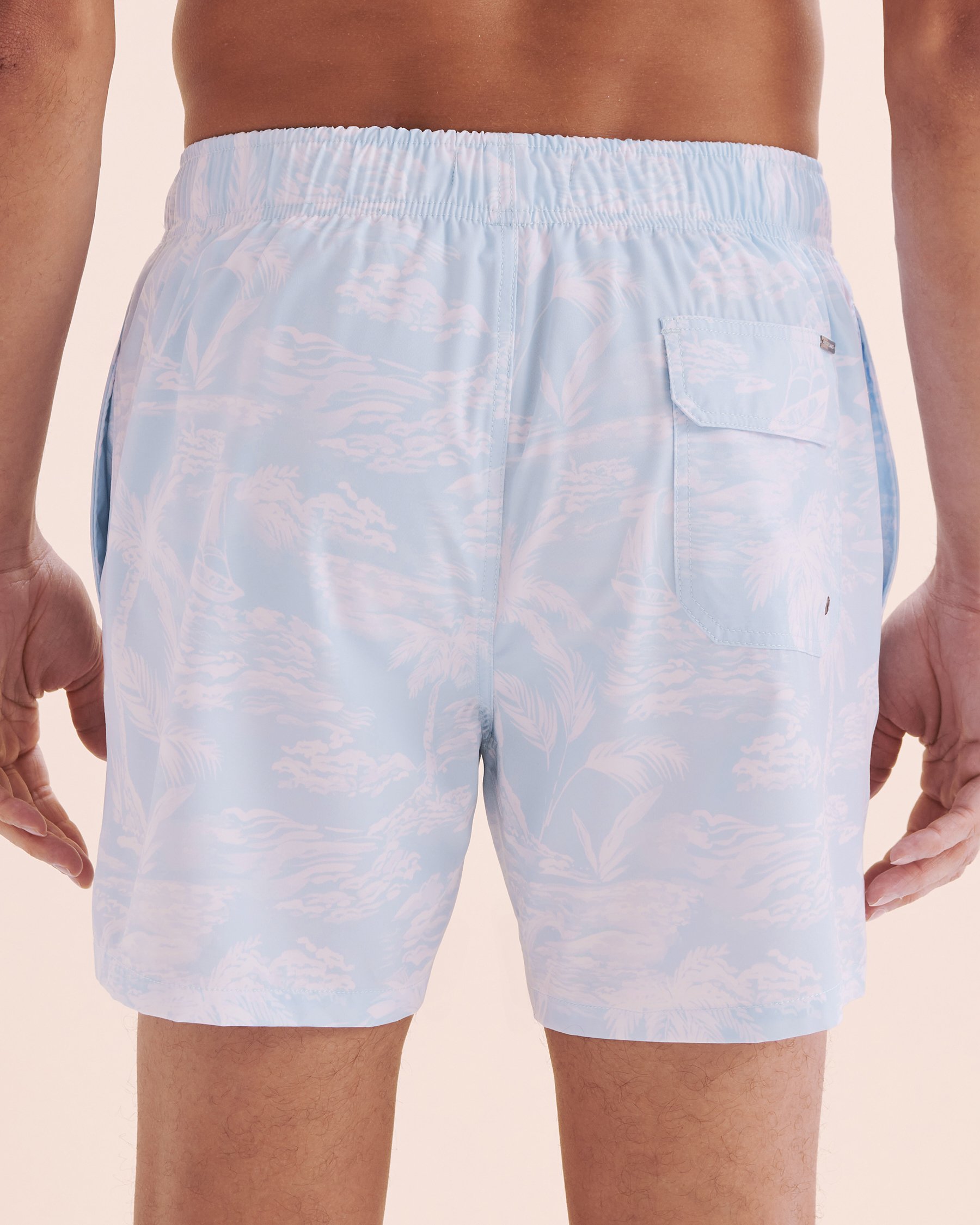 VINTAGE SUMMER Maillot volley Bleu V70815 - View2