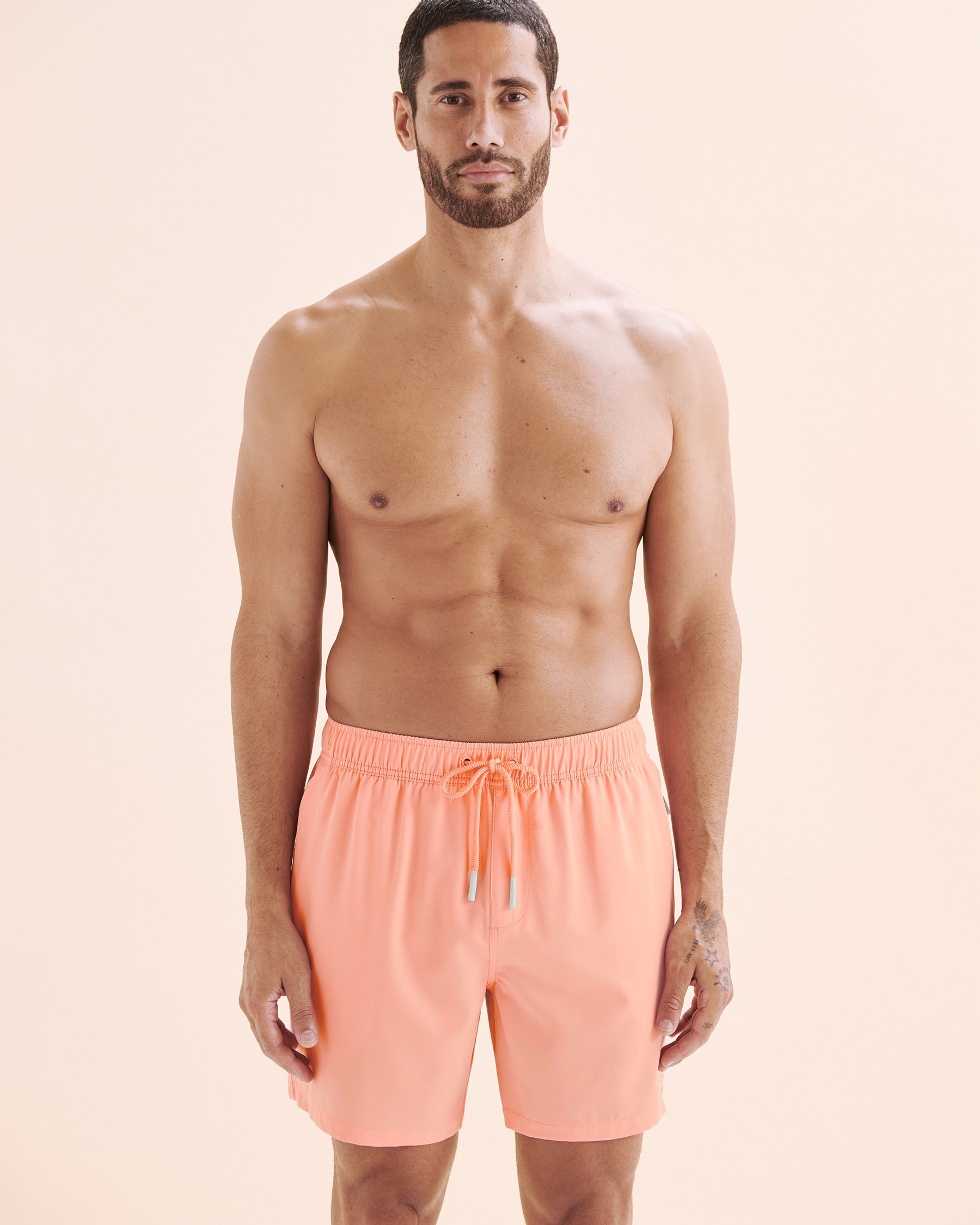 VINTAGE SUMMER Maillot volley doublé Perfo Rose corail V70840 - Voir10